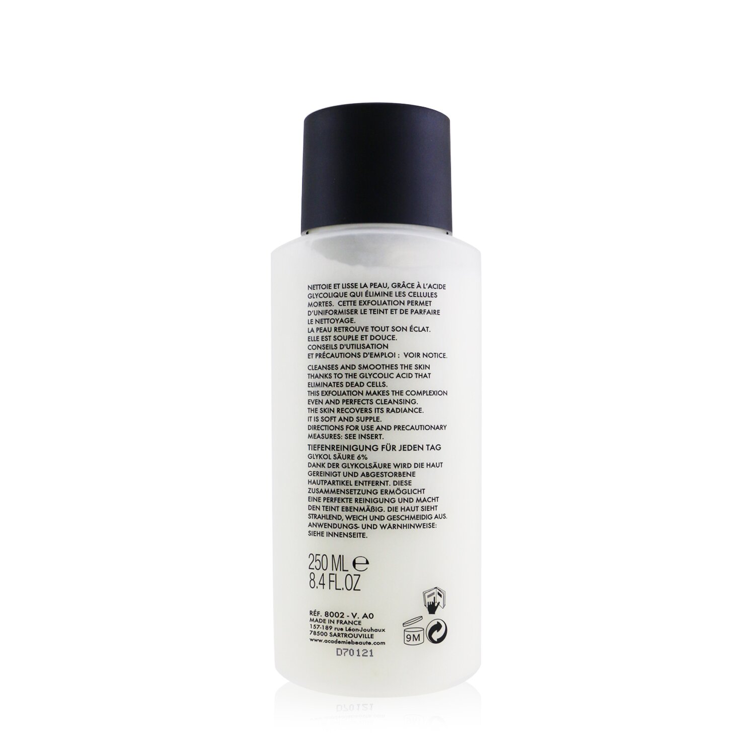 Academie Derm Acte Daily Exfoliating Cleanser - Glycolic Acid 6% 250ml/8.4oz