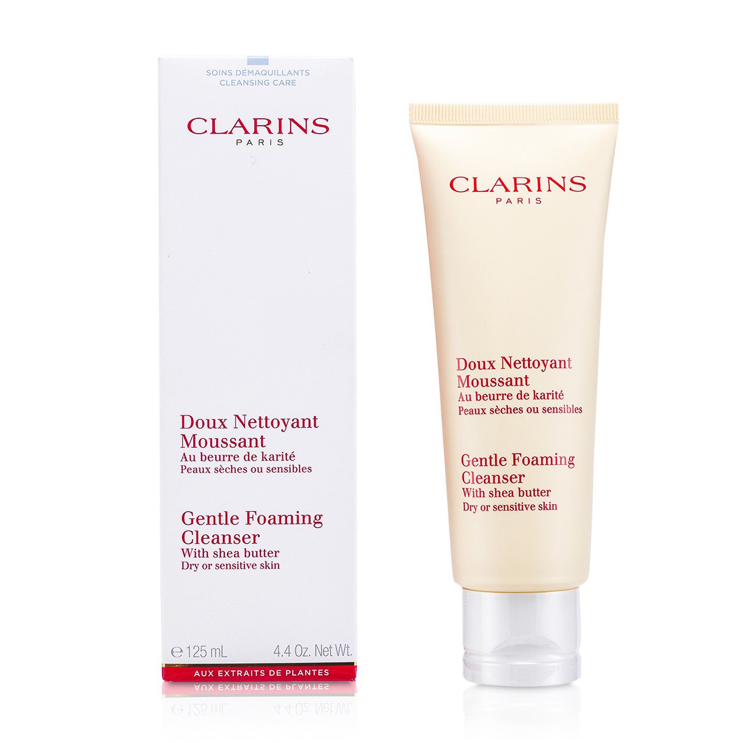 Clarins Нежная Очищающая Пенка с Маслом Ши (для Сухой и Чувствительной Кожи) 125ml/4.4oz