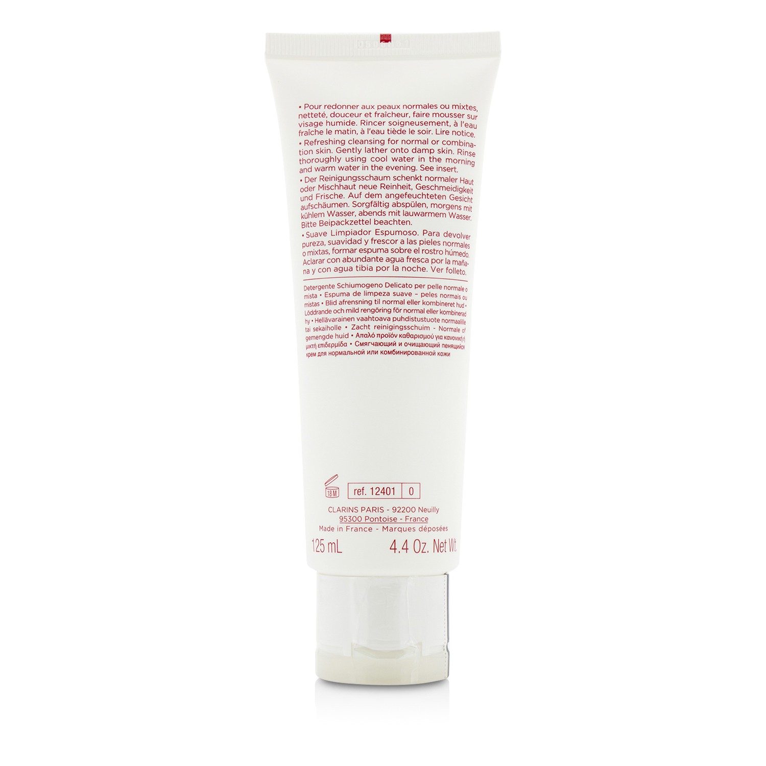 Clarins Gentle Foaming Cleanser with Cottonseed - Normal or Combination Skin 125ml/4.4oz