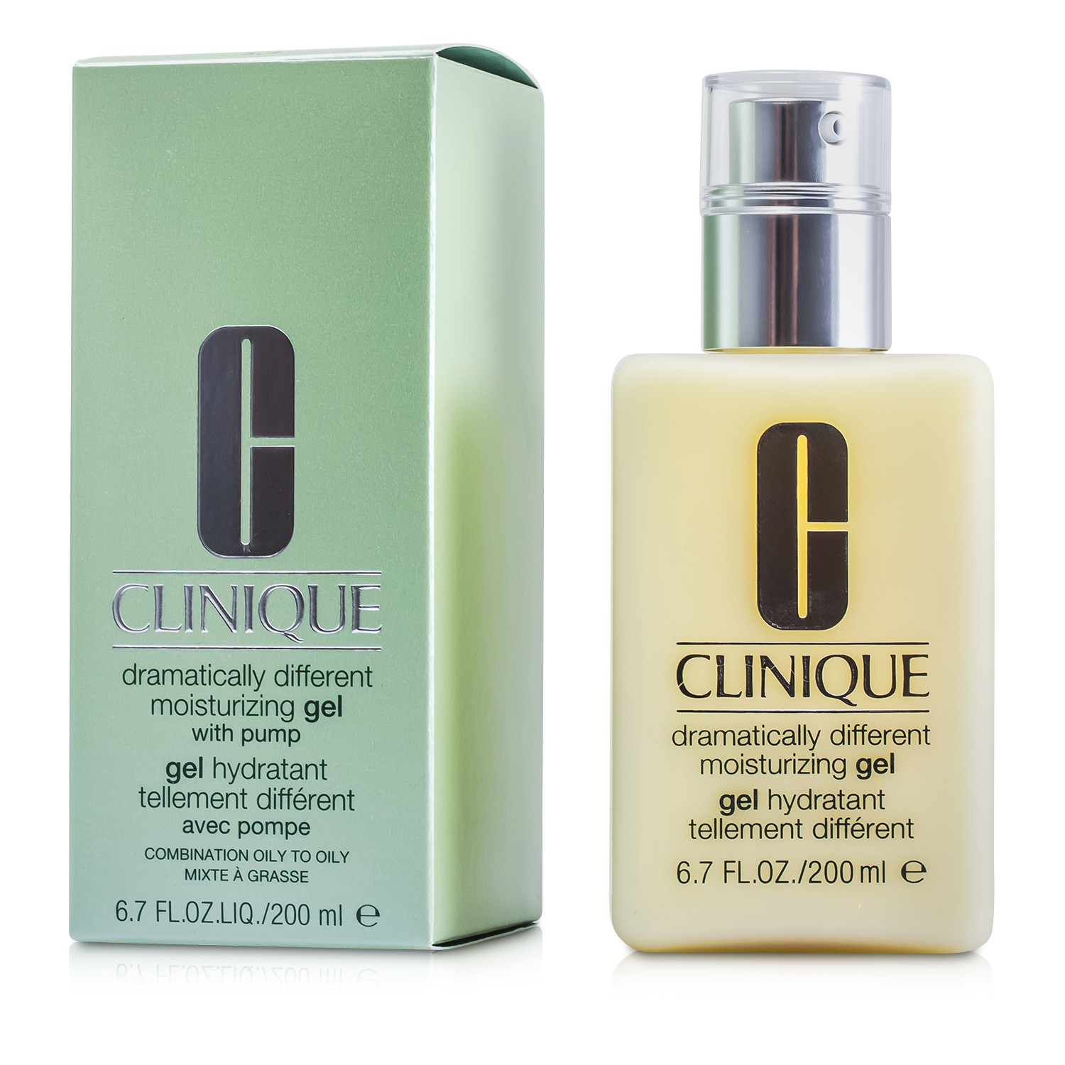 Clinique เจลมอยซ์เจอไรเซอร์ Dramatically Different - (พร้อมขวดปั้ม ) 200ml/6.7oz