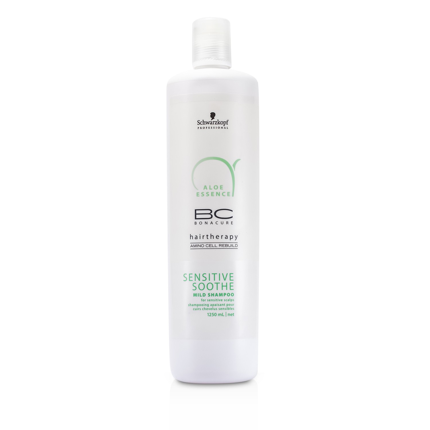 Schwarzkopf BC Aloe Essence Sensitive Soothe Mild Shampoo (For Sensitive Scalps) 1000ml/34oz