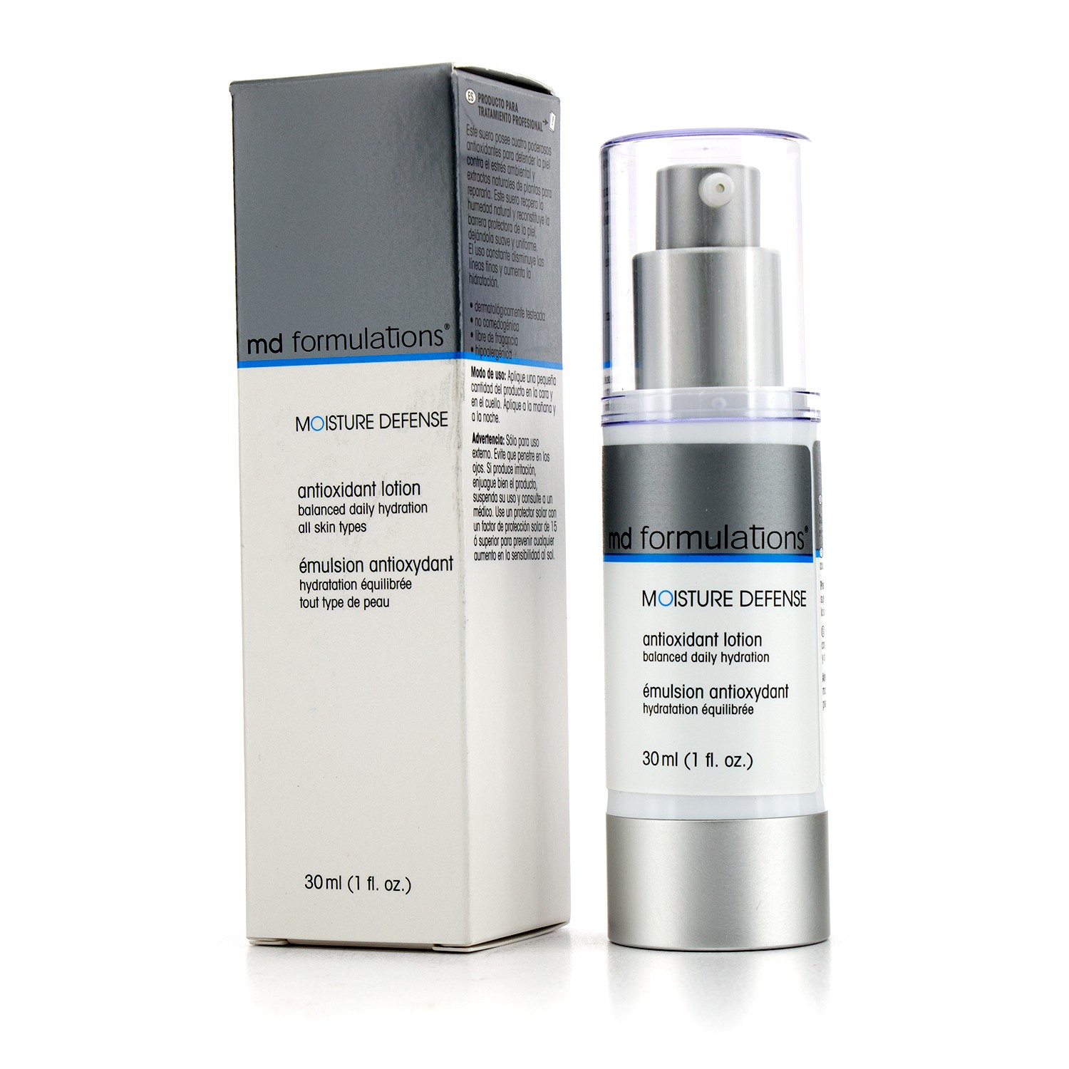 MD Formulations ochranná hydratačná emulzia s antioxidantmi 30ml/1oz