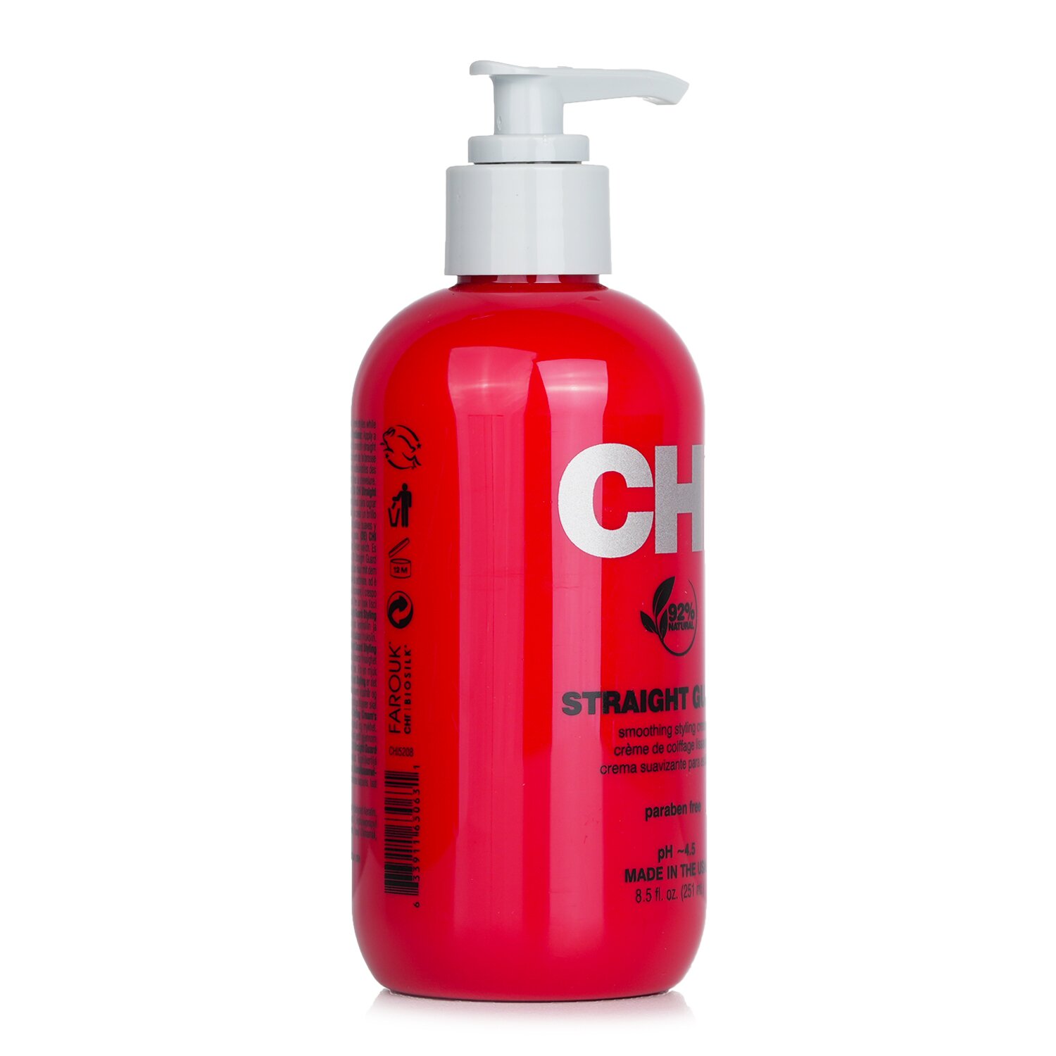 CHI Straight Guard Cremă Netezitoare de Stilizare 251ml/8.5oz