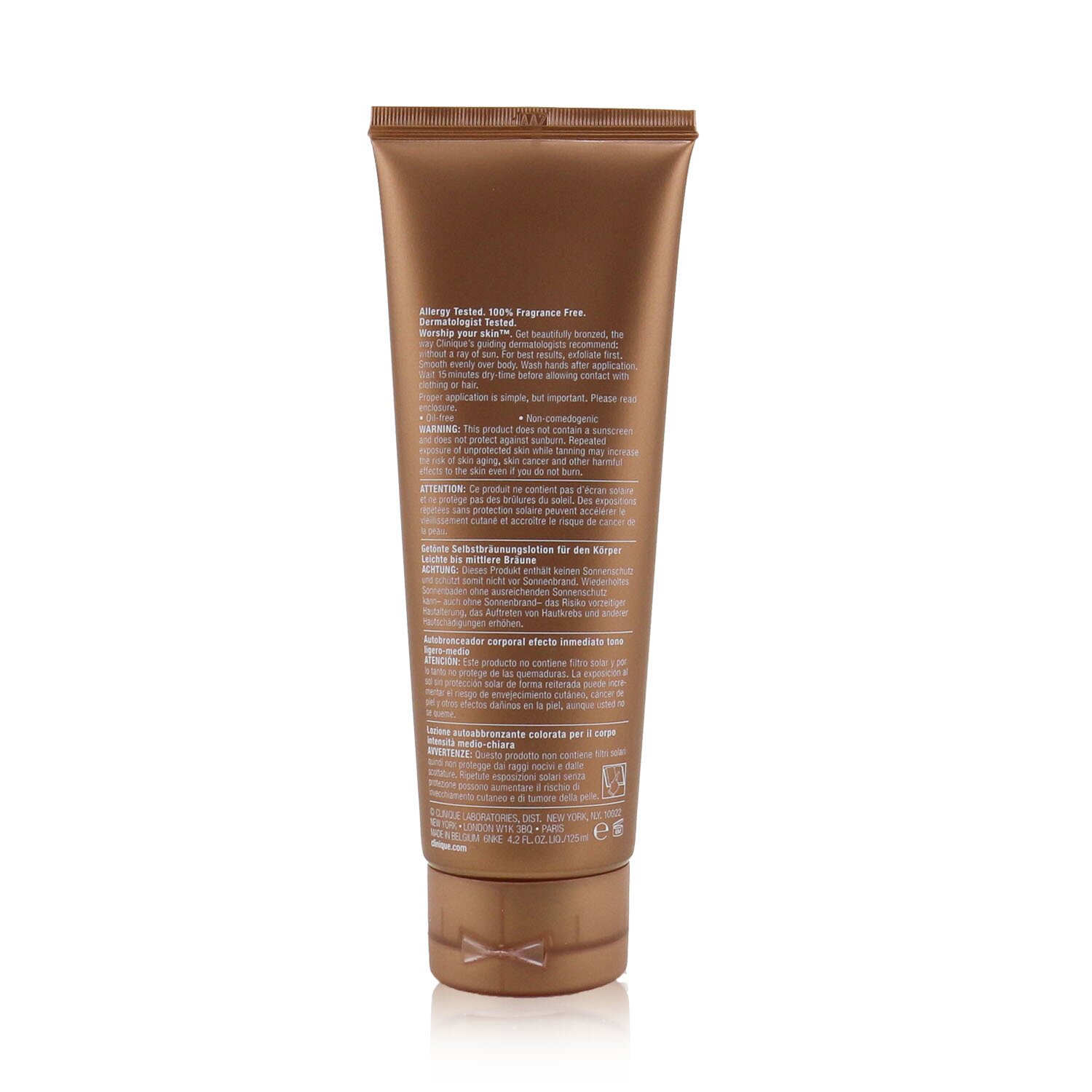 Clinique Loción Corporal Autobronceadora - Tono Claro/Medio 125ml/4.2oz