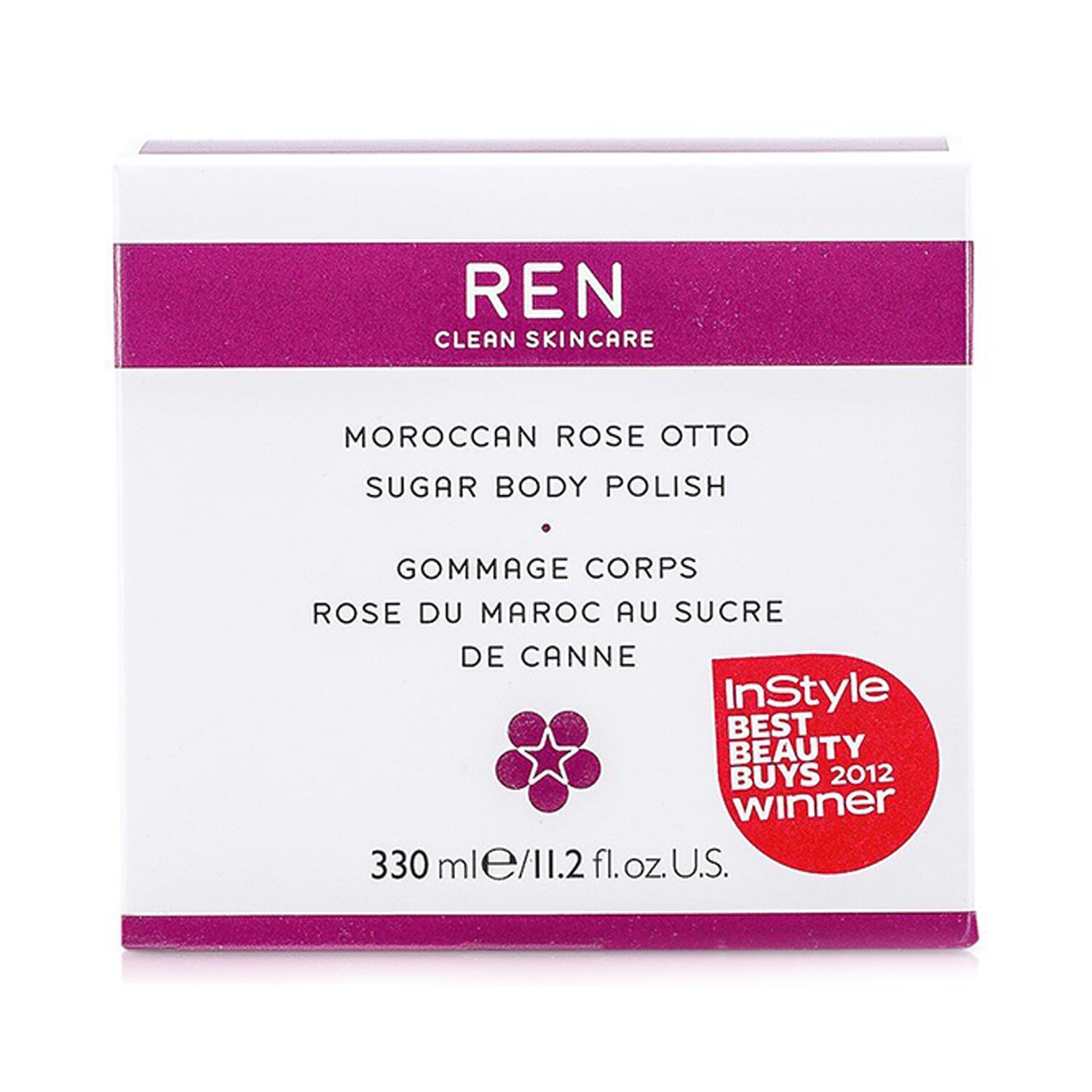 Ren Moroccan Rose Otto Sugar testpolírozó 330ml/11.2oz