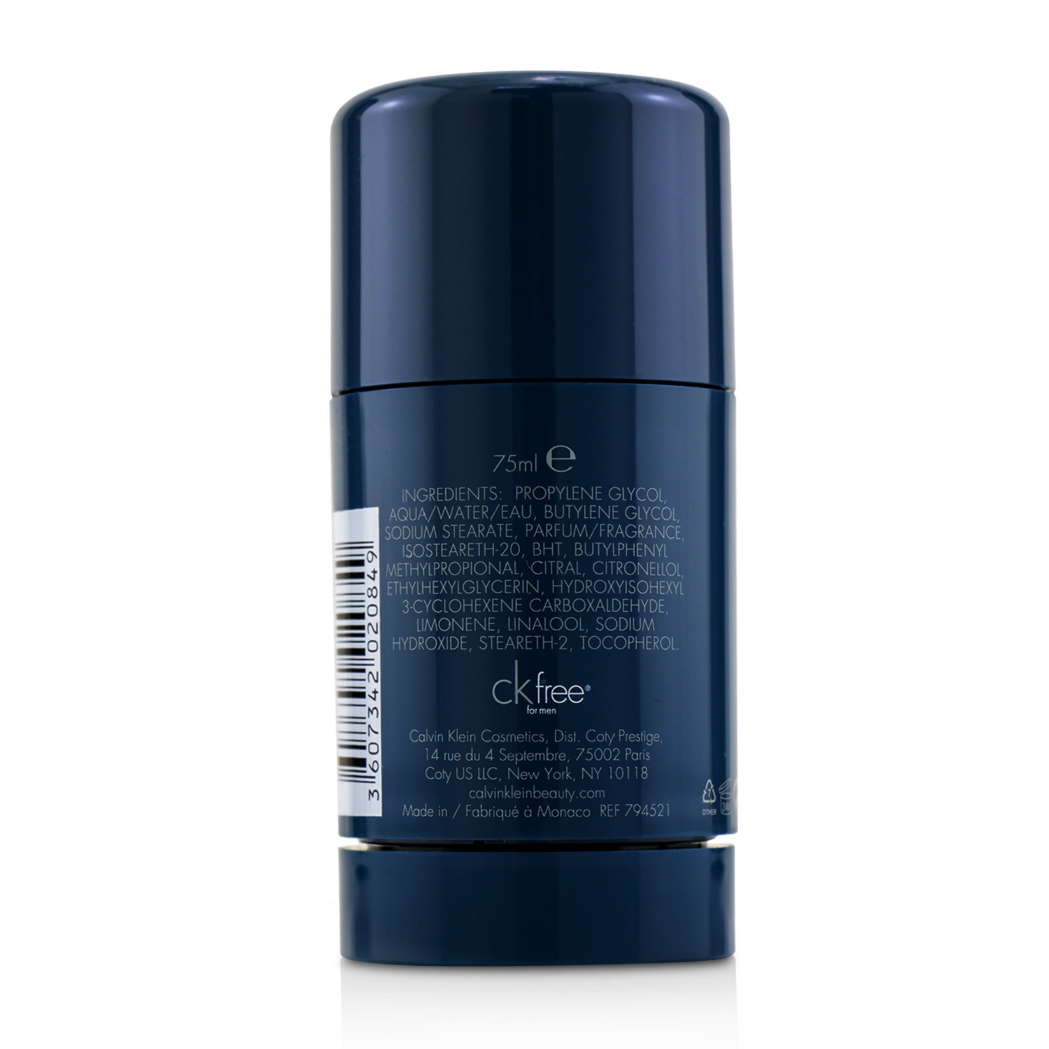 Calvin Klein CK Free Deodorant Stick 75g/2.6oz