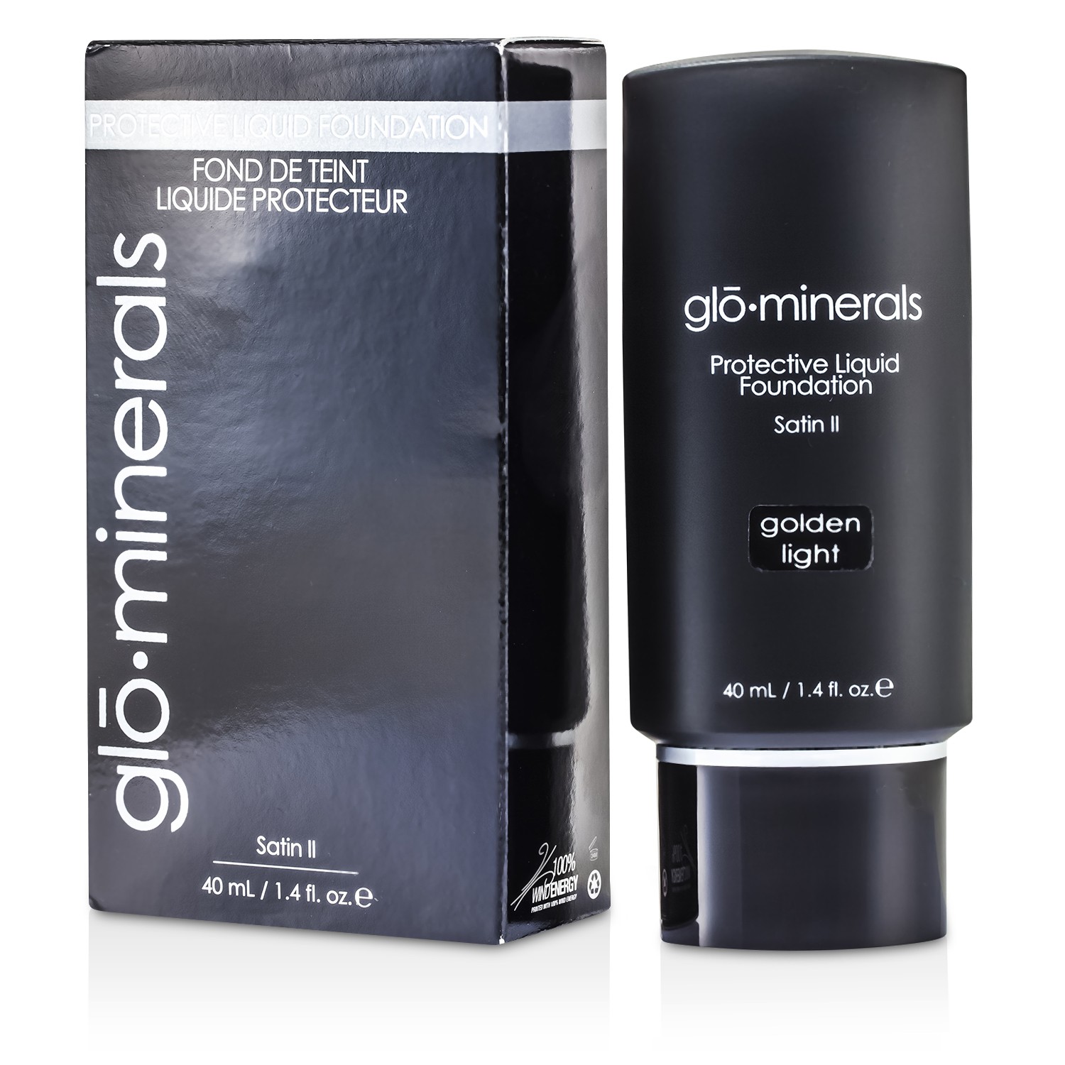 GloMinerals GloProtective უცხიმო თხევადი ბაზა ატლასისებრი 40ml/1.4oz