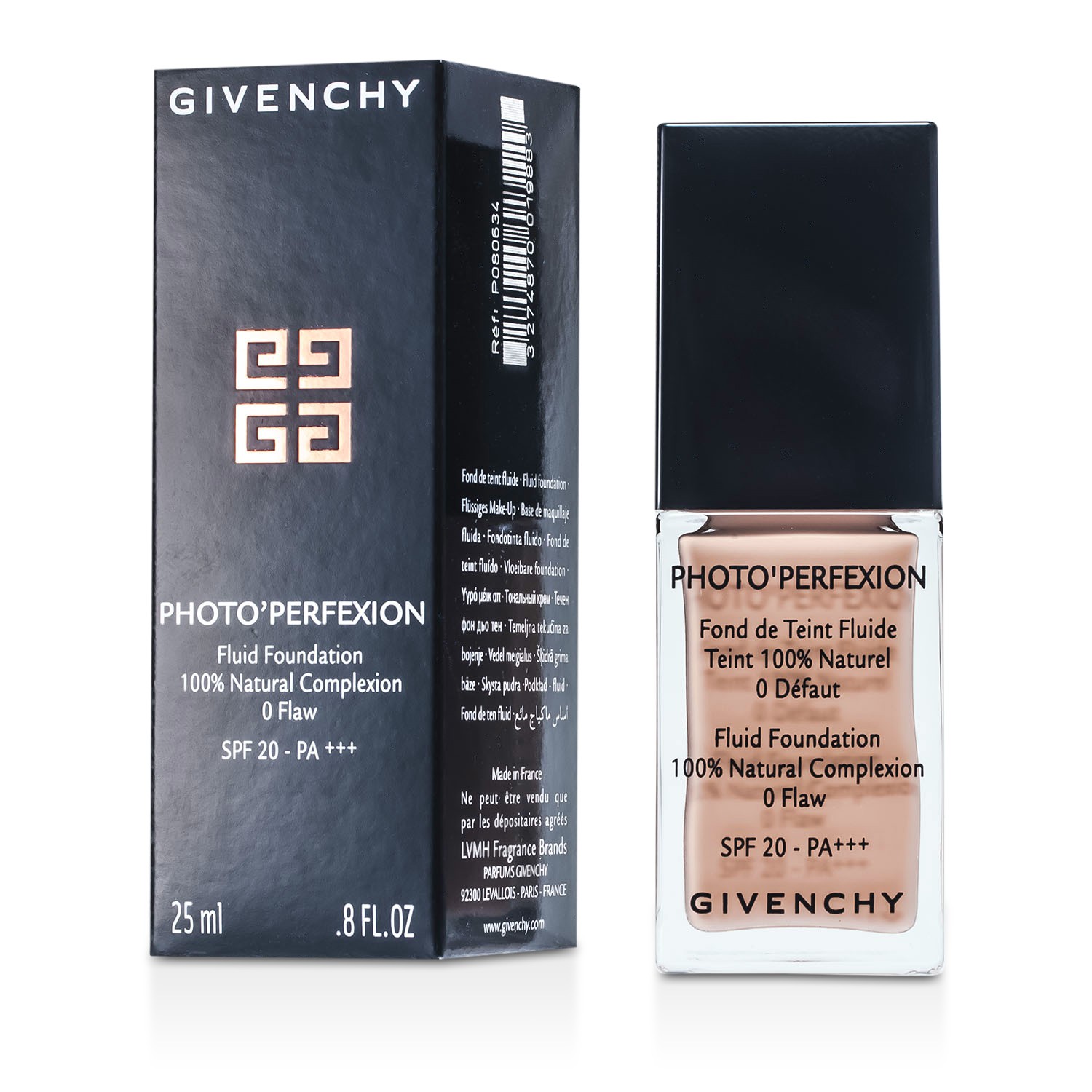 纪梵希 Givenchy 匀亮皙颜粉底液SPF20 PA++ 25ml/0.8oz