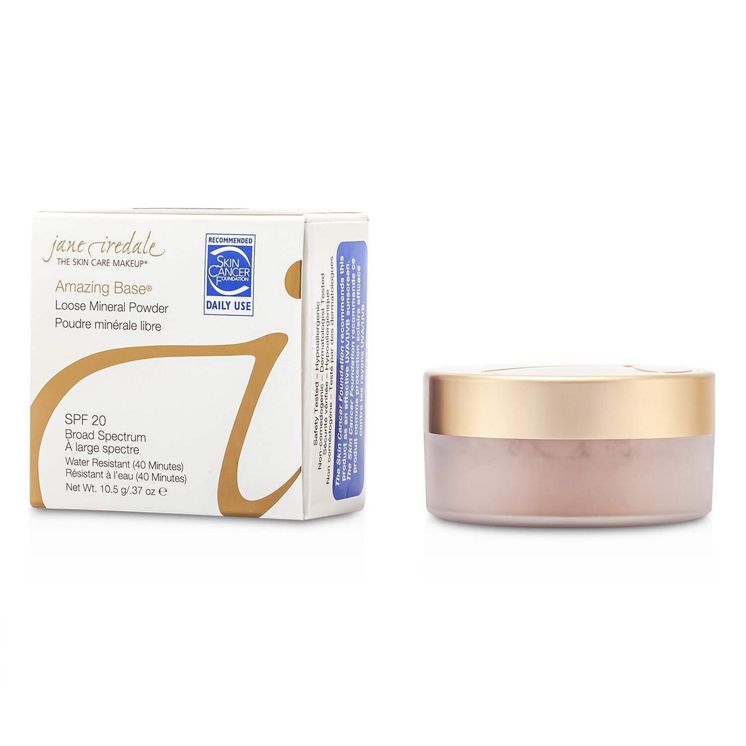 Jane Iredale Amazing Base Փխրուն Հանքանյութային Դիմափոշի SPF 20 10.5g/0.37oz