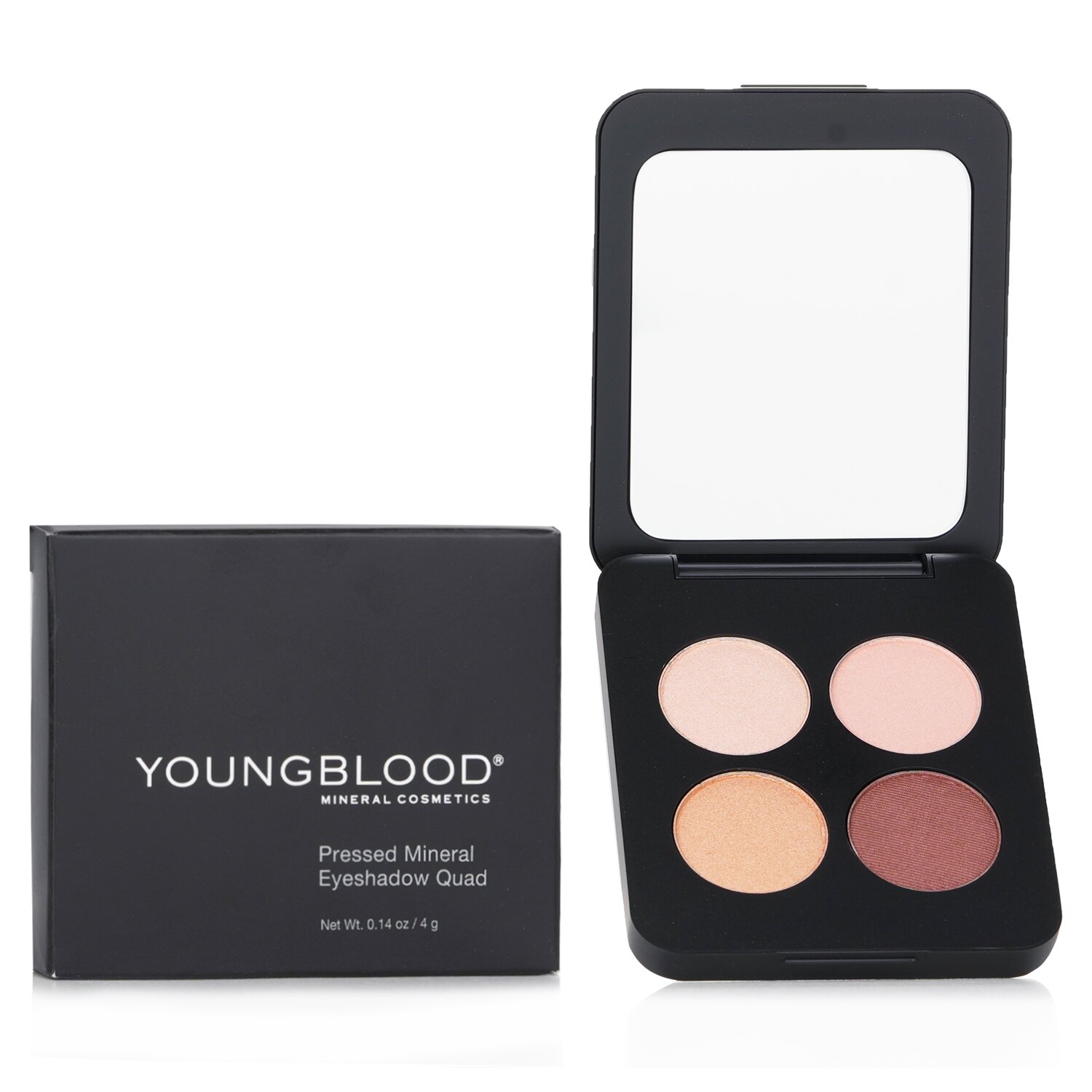 Youngblood ظلال عيون رباعية معدنية مضغوطة 4g/0.14oz