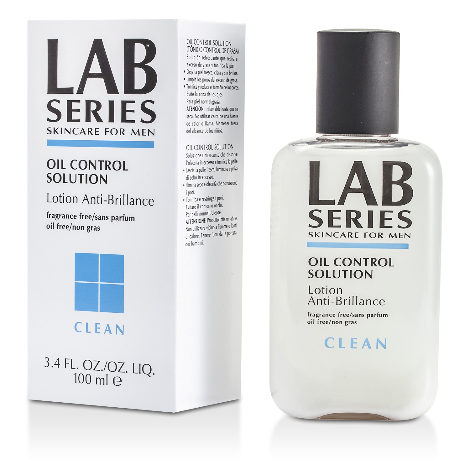 Lab Series Lab Series Přípravek pro kontrolu mastné pleti Oil Control Solution ( pro normální/ mastnou pleť ) 100ml/3.4oz