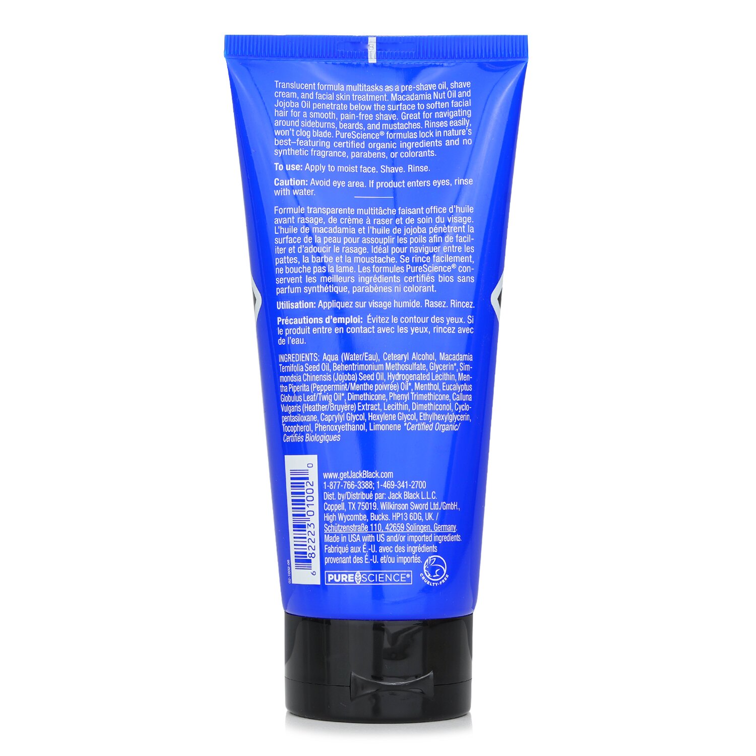 Jack Black Beard Lube Acondicionador Afeitado 177ml/6oz