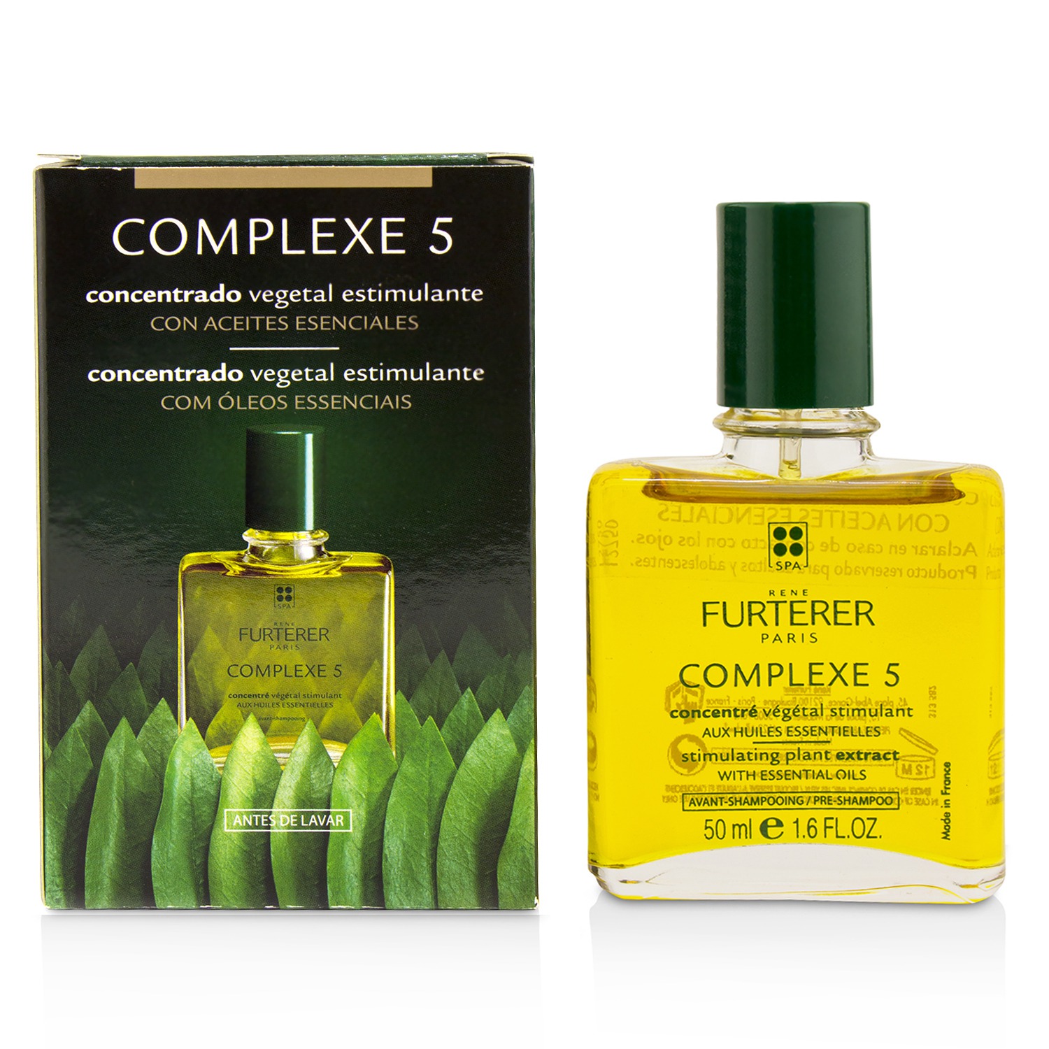 Rene Furterer แชมพู Complexe 5 Regenerating Plant Extract ( สำหรับปรับสภาพหนังศรีษะหรือยืดผมตรง ) 50ml/1.6oz