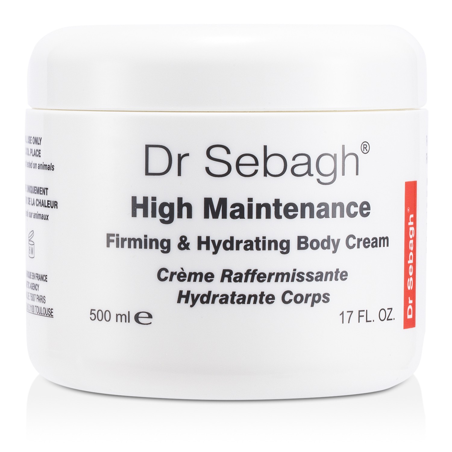 Dr. Sebagh High Maintenance - kiinteyttävä & kosteuttava vartalovoide 500ml/17oz