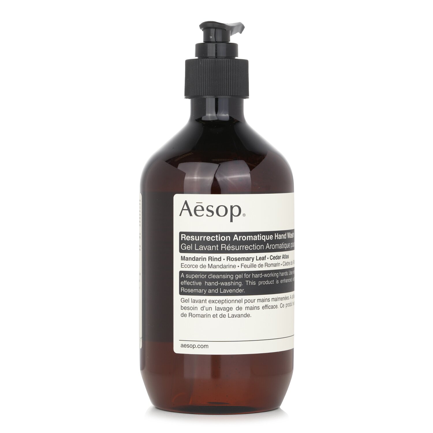 Aesop Resurrection Aromatique Қол Терісін Қалыптастырғыш Хош Иісті Сұйықтық 500ml/17.99oz