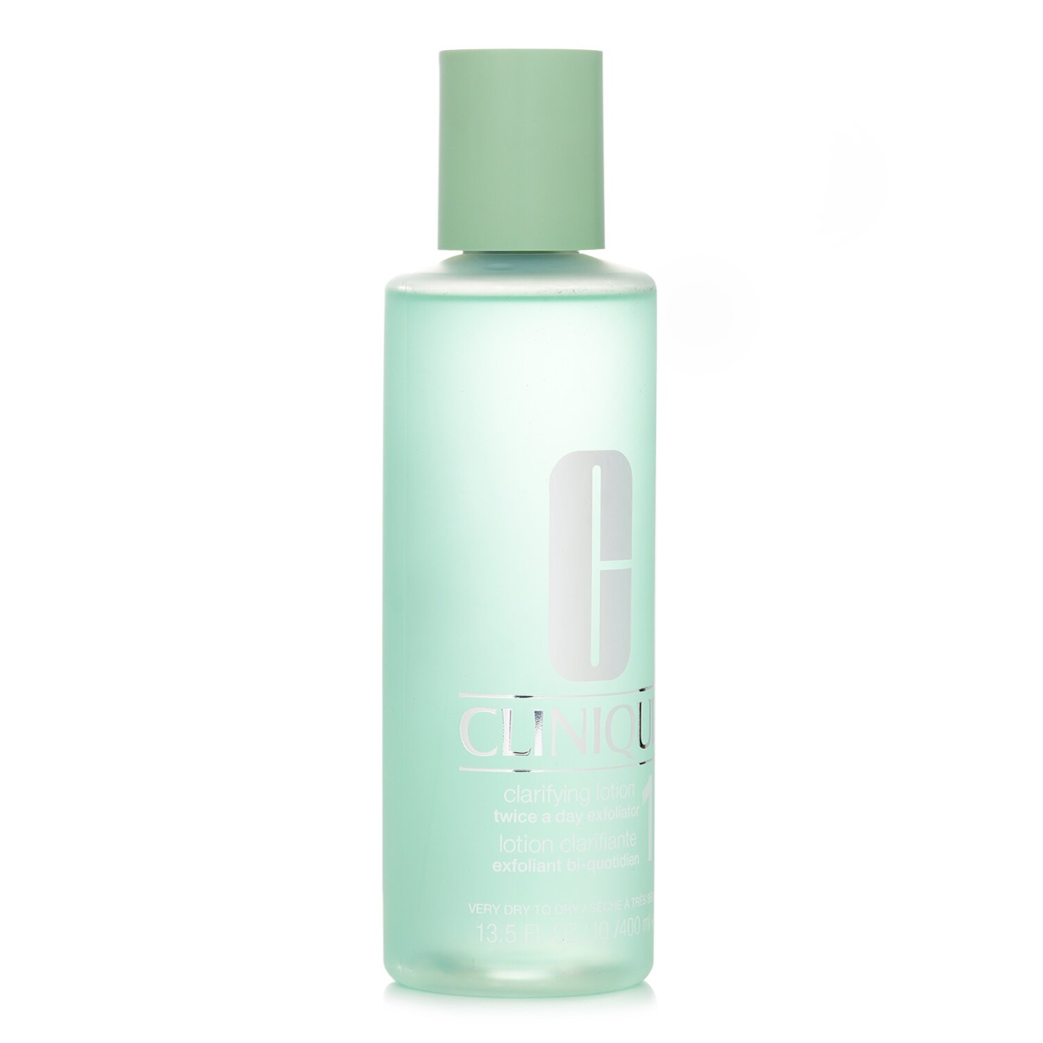 Clinique Losion Pembersih-sucikan Pengelupasan Kulit Dua Kali Sehari 1 ( Untuk Kulit Orang Jepun ) 400ml/13.5oz