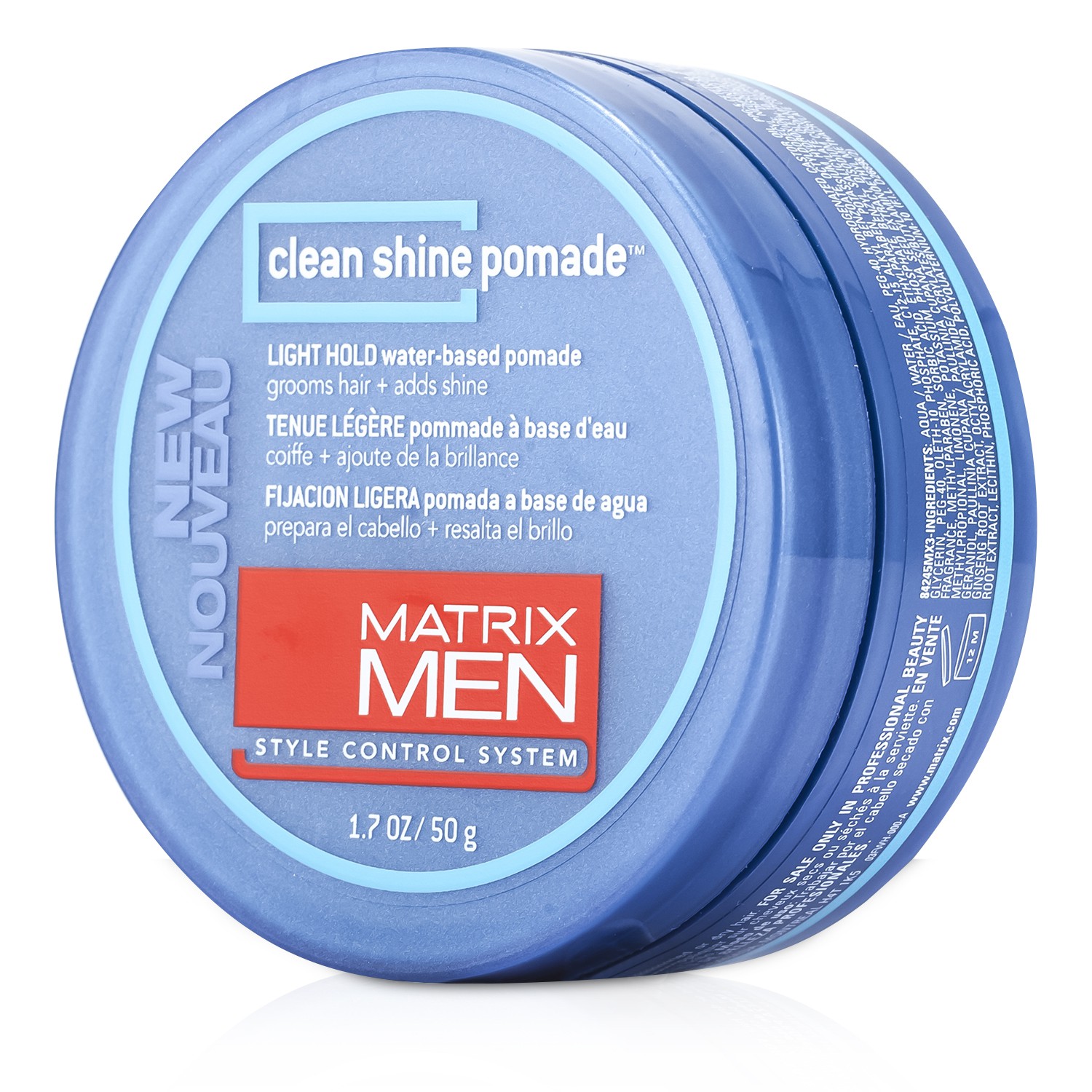 Matrix Men Clean Shine Pomade (Light Hold) 50g/1.7oz