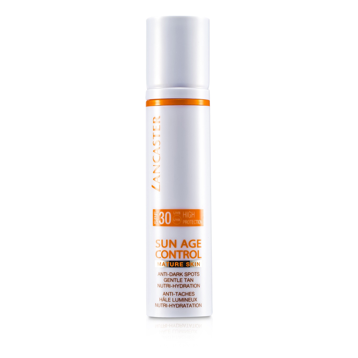 Lancaster Filtro Solar Sun Age Control Anti-Dark Spots Gentle Tan Nutri-Hydration SPF 30 High Protection - Pele madura 50ml/1.7oz