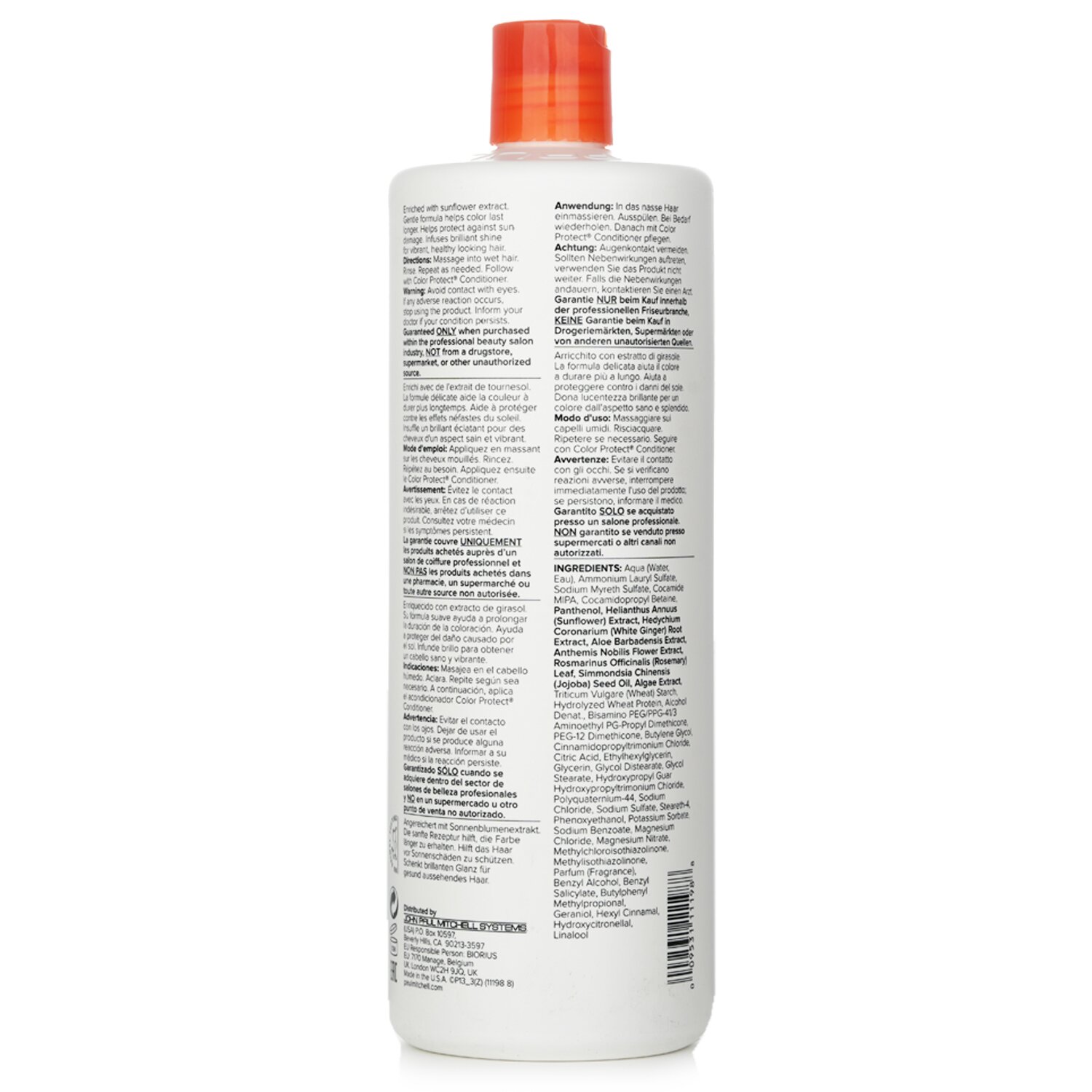 Paul Mitchell Color Care شامبو يومي واقي للون (منظف لطيف) 1000ml/33.8oz