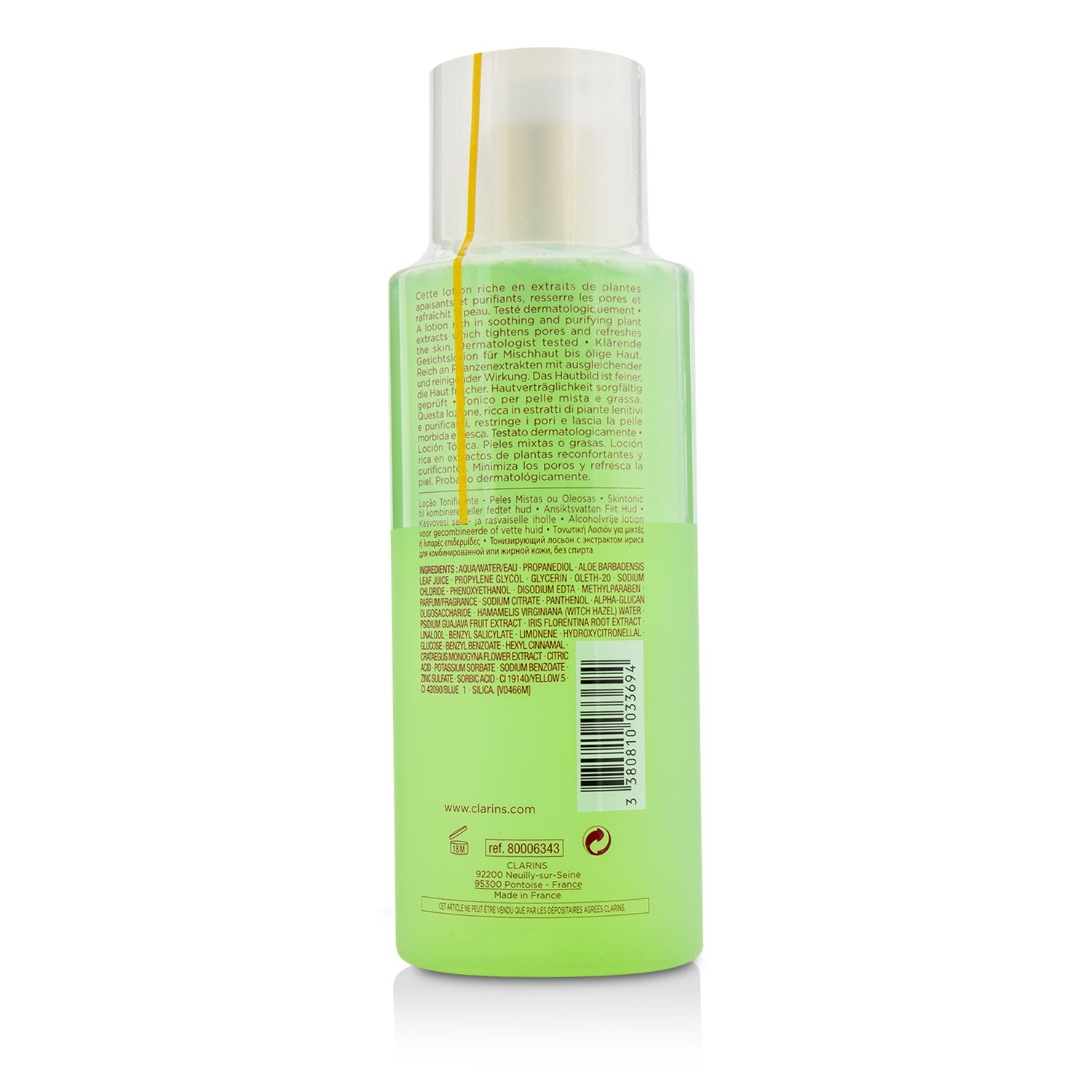 Clarins תחליב מאזן- לעור מעורב/שמן 400ml/13.5oz