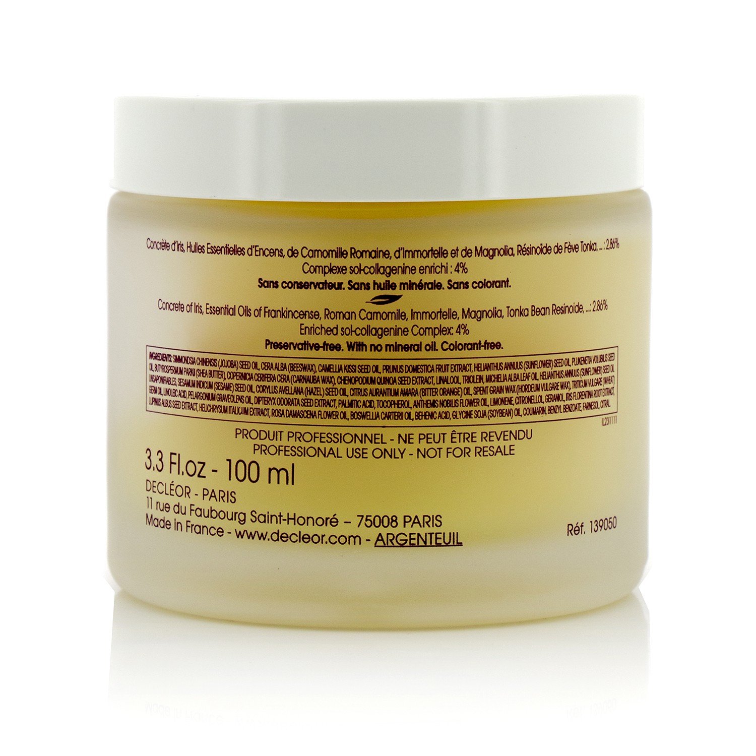 Decleor Regenerační noční balzám Baume Excellence Regenerating Night Balm ( salonní velikost ) 100ml/3.3oz