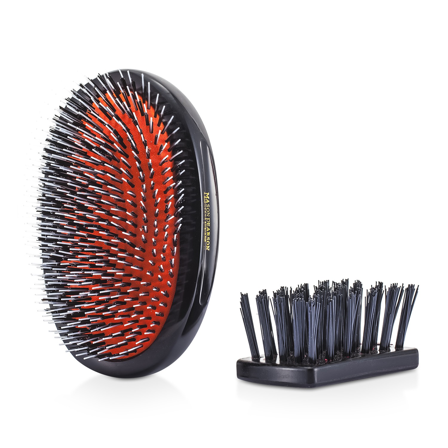 Mason Pearson Boar Bristle & Nylon - Popular Military Bristle & Nylon Large Size Hair Brush (Dark Ruby) 1pc