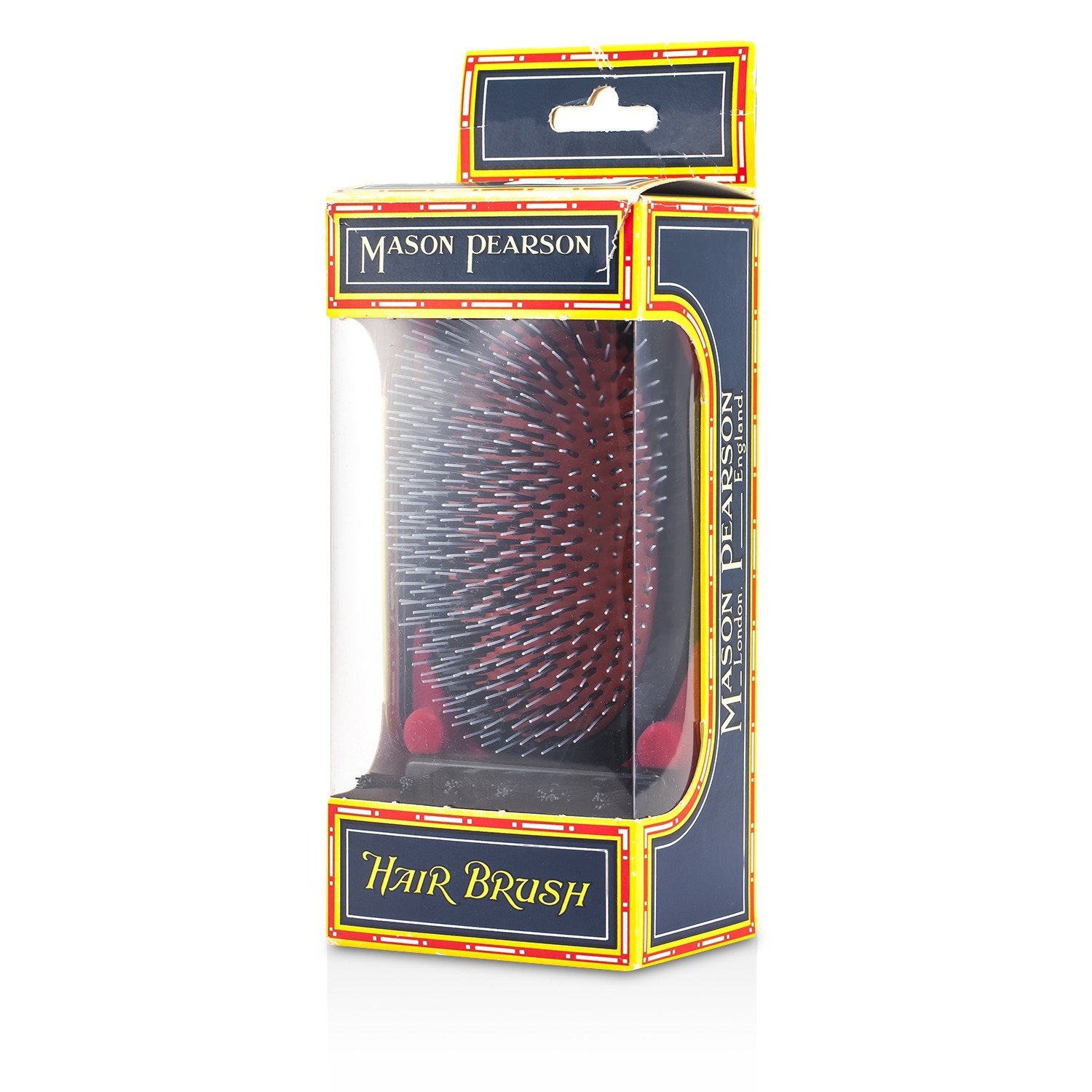 Mason Pearson Boar Bristle & Nylon - Popular Military Bristle & Nylon Large Size Hair Brush (Dark Ruby) 1pc