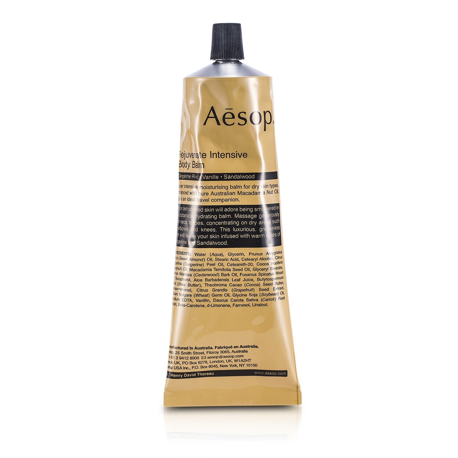 伊索  Aesop 滋润芳香身体乳霜（管装） 120ml/4.08oz