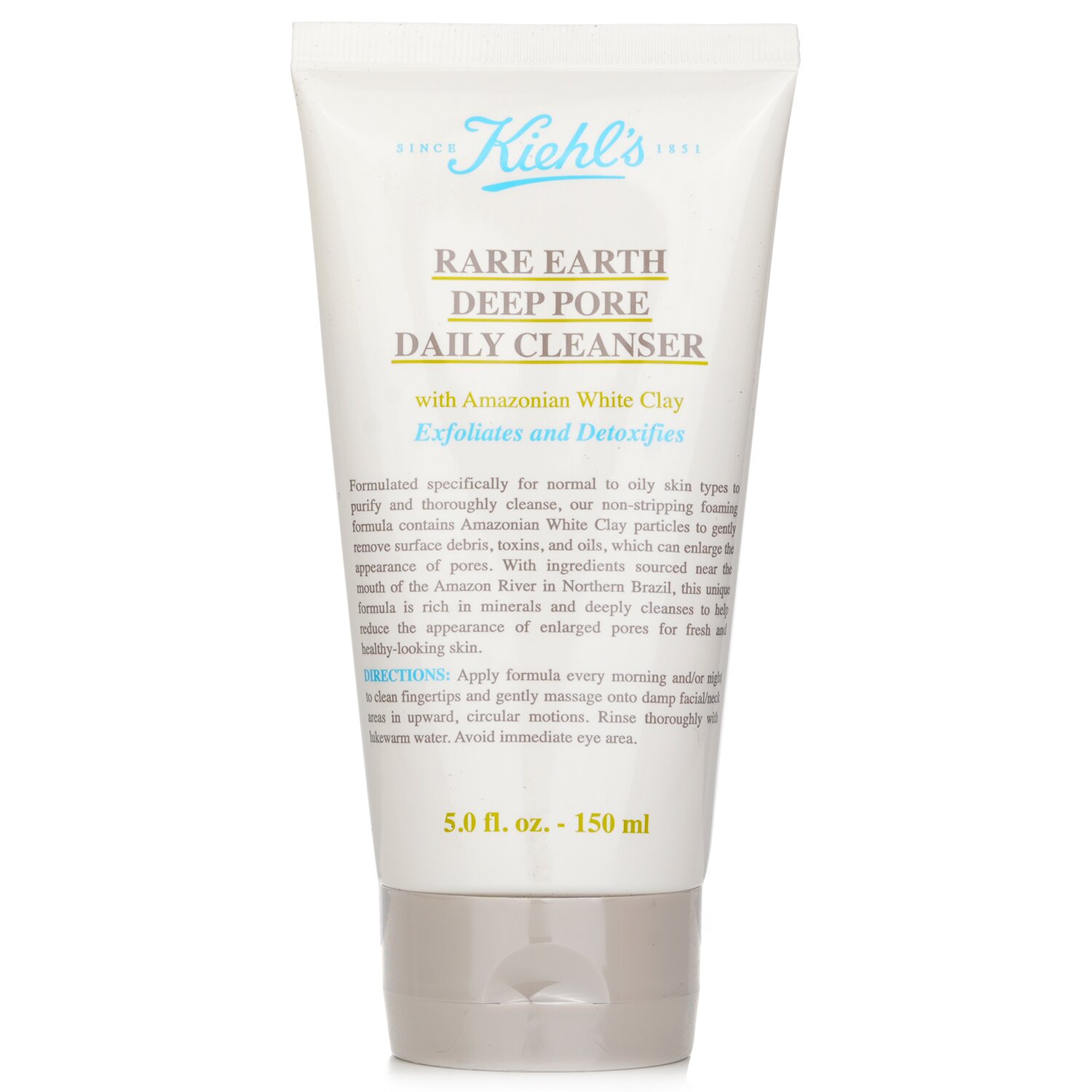 Kiehl's Rare Earth Deep Pore Pang araw-araw na Cleanser 150ml/5oz