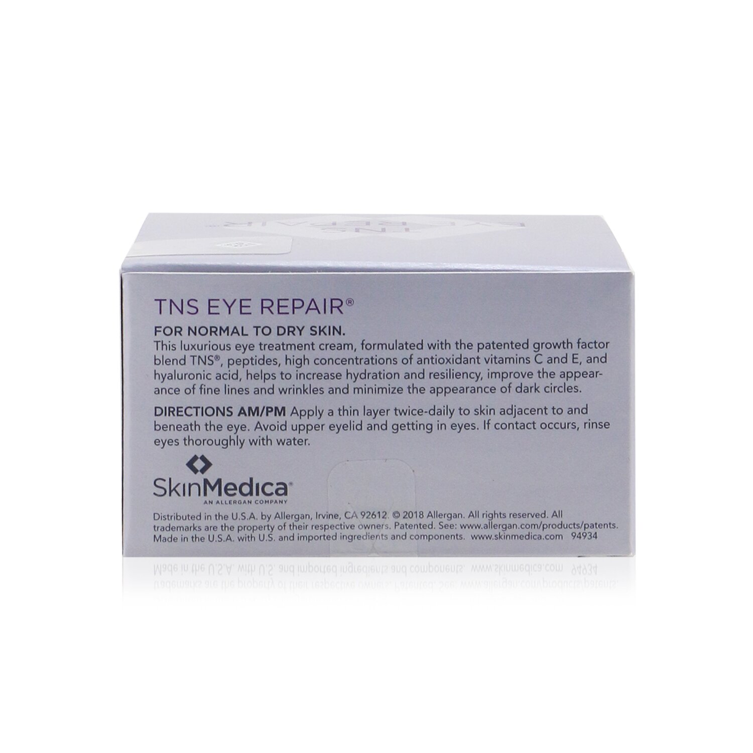 Skin Medica TNS كريم لترميم منطقة العيون 14.2g/0.5oz