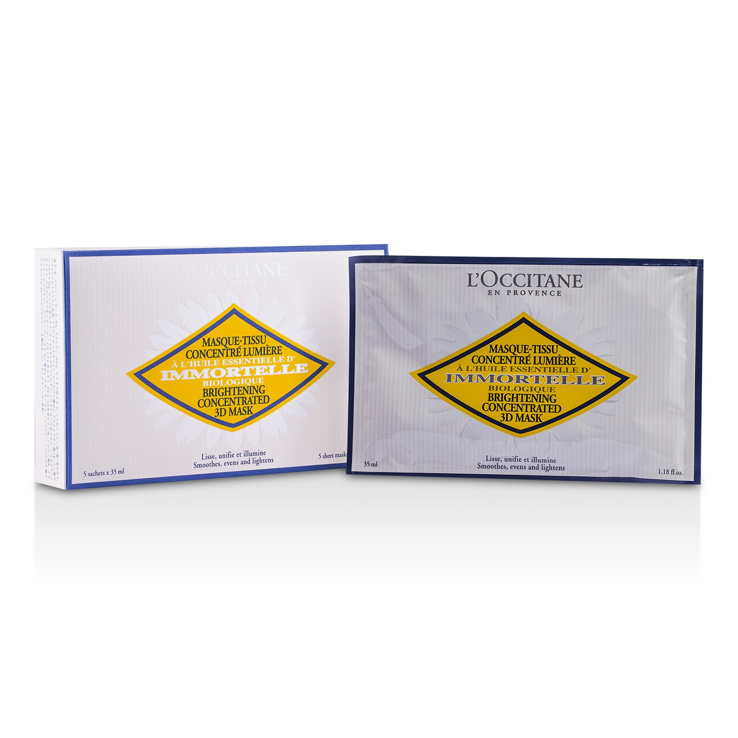 L'Occitane 3D Осветляющая Маска с Бессмертником 5x35ml/1.18oz