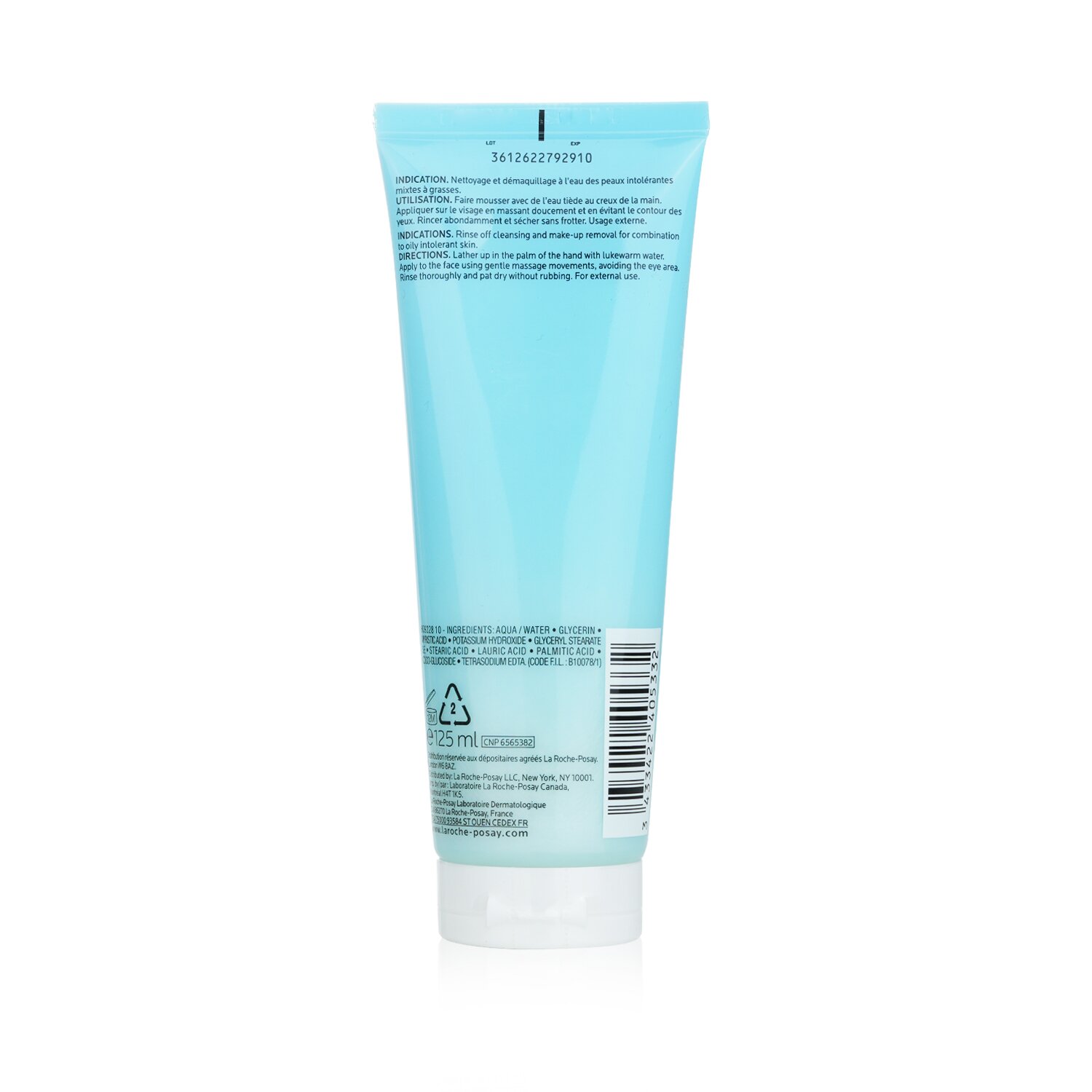 La Roche Posay Toleriane Αφρώδης Κρέμα Καθαρισμού 125ml/4.22oz