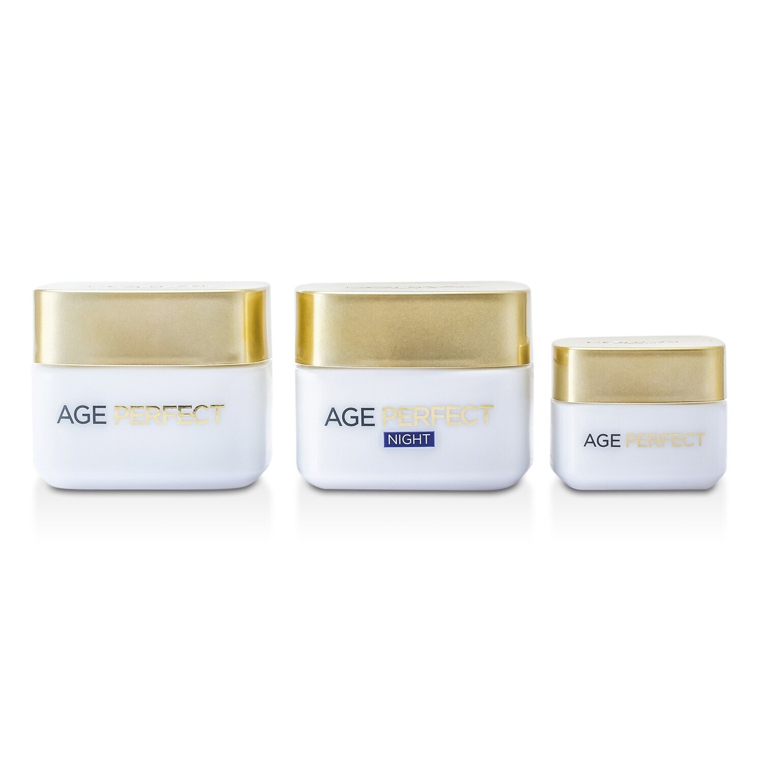 L'Oreal Age Perfect Programme: Krim Siang + Krim Mata + Krim Malam 3pcs