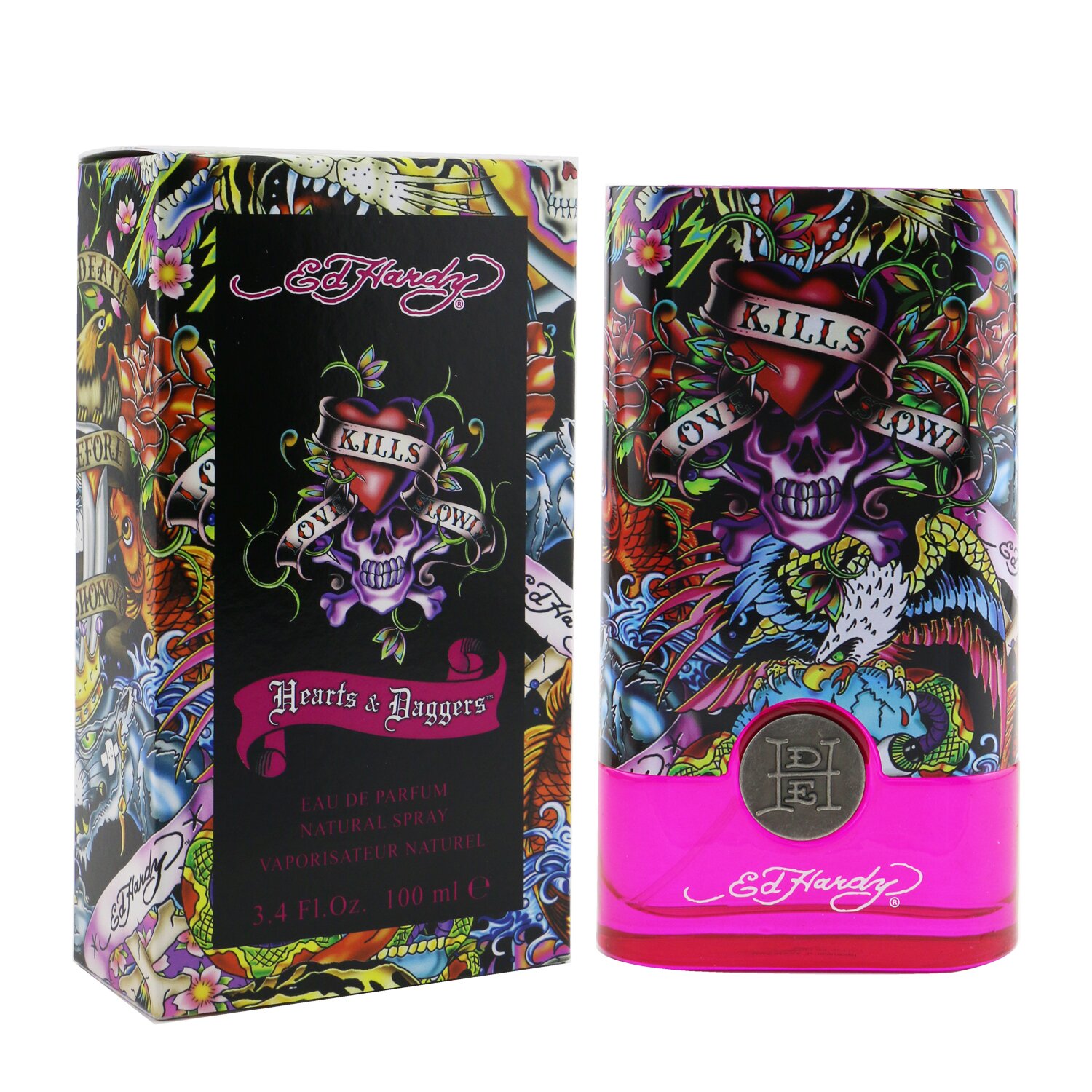 Christian Audigier Ed Hardy Hearts & Daggers Eau De Parfum Spray 100ml/3.4oz