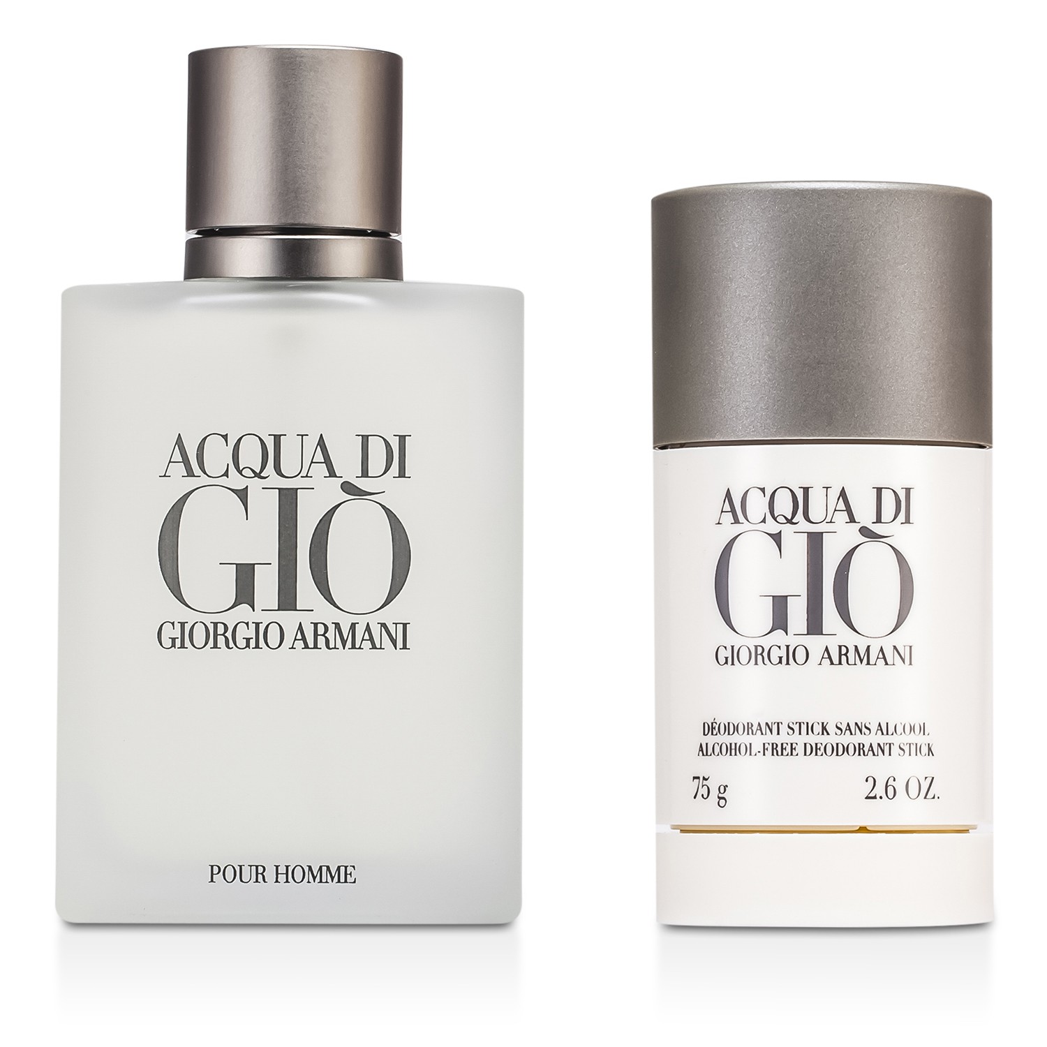 Giorgio Armani Acqua Di Gio Set: Apă de Toaletă Spray 100ml + Deodorant Solid 75g 2pcs