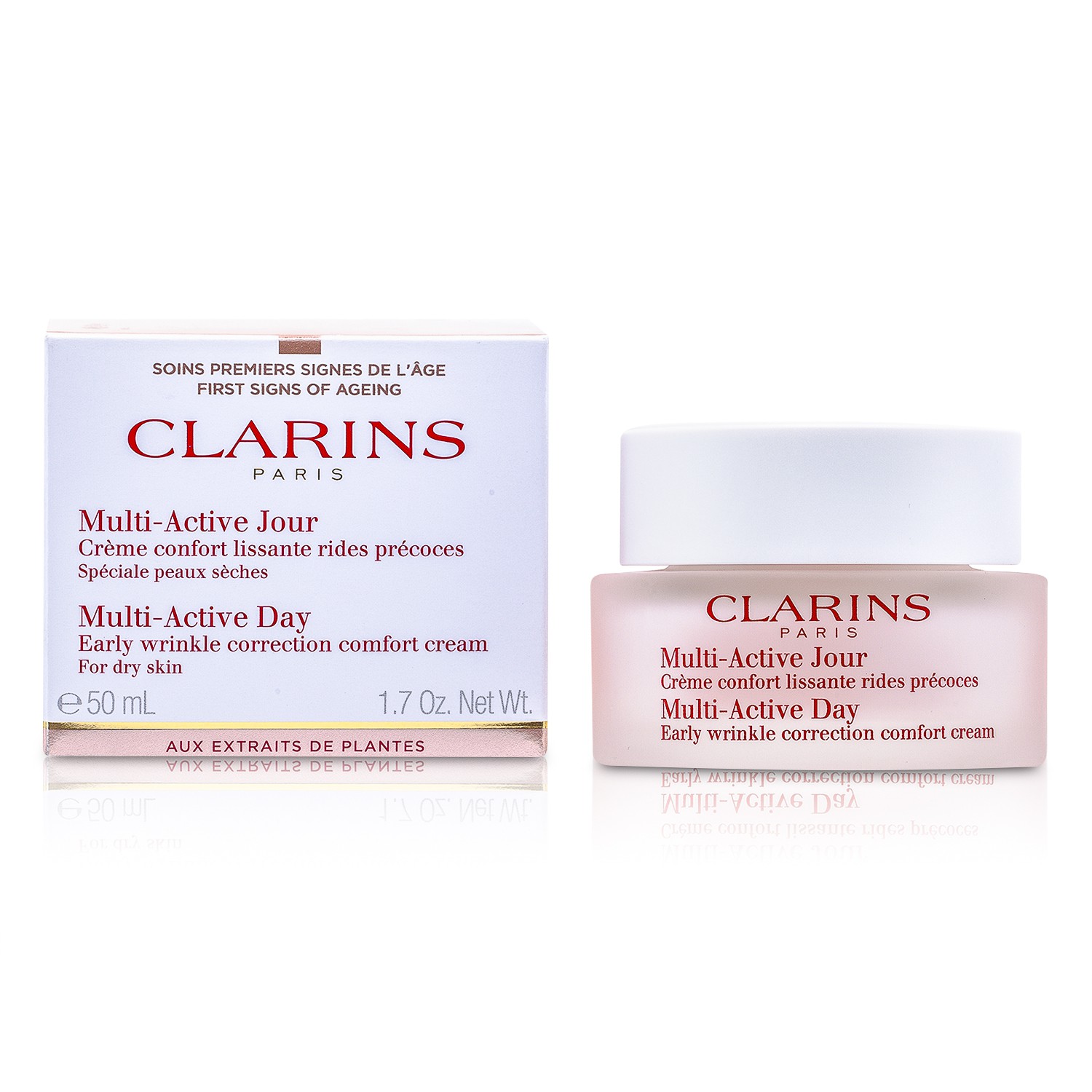 Clarins ครีมเจลบำรุงแก้ไขริ้วรอยแรกเริ่ม ( ผิวแห้ง ) 50ml/1.7oz