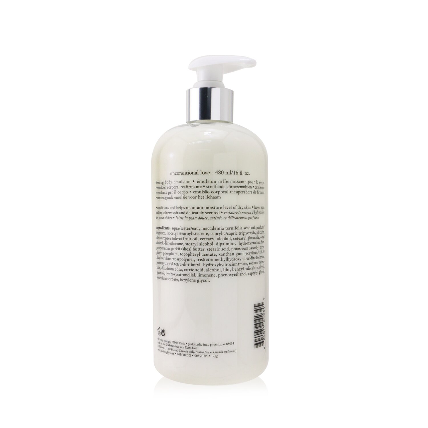 Philosophy Unconditional Love Emulsie de Fermitate pentru Corp 480ml/16oz