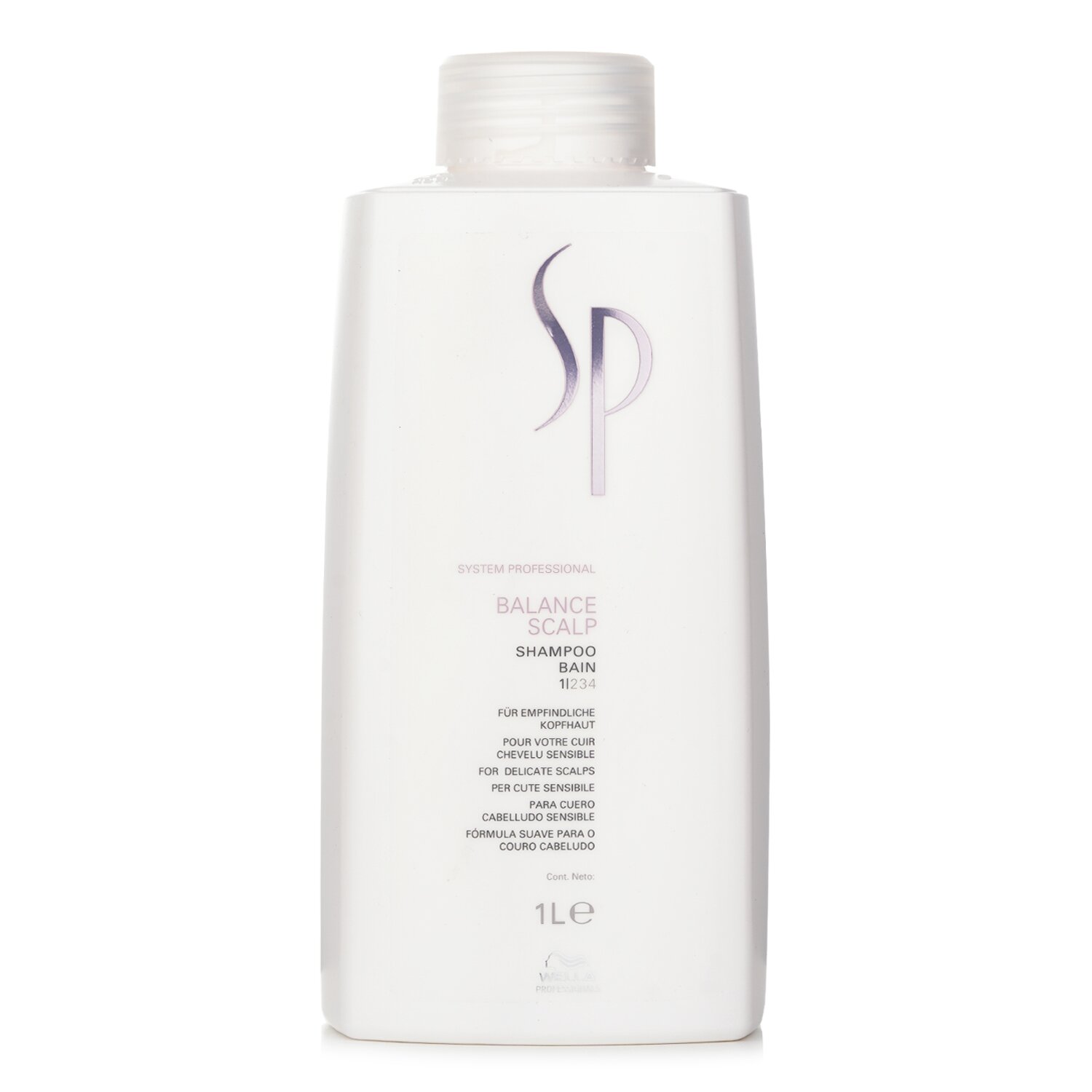 Wella SP Balance Scalp Shampoo (For Delicate Scalps) 1000ml/33.8oz