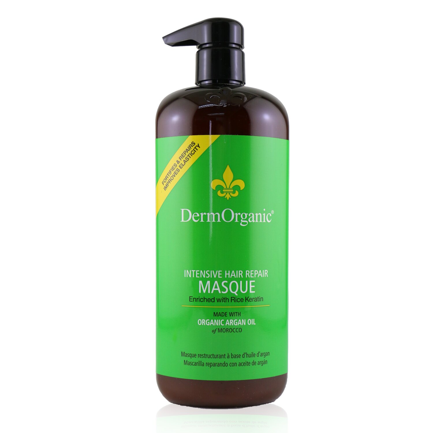 DermOrganic Masker Minyak Argan Intensif Perbaikan Rambut 1000ml/33.8oz