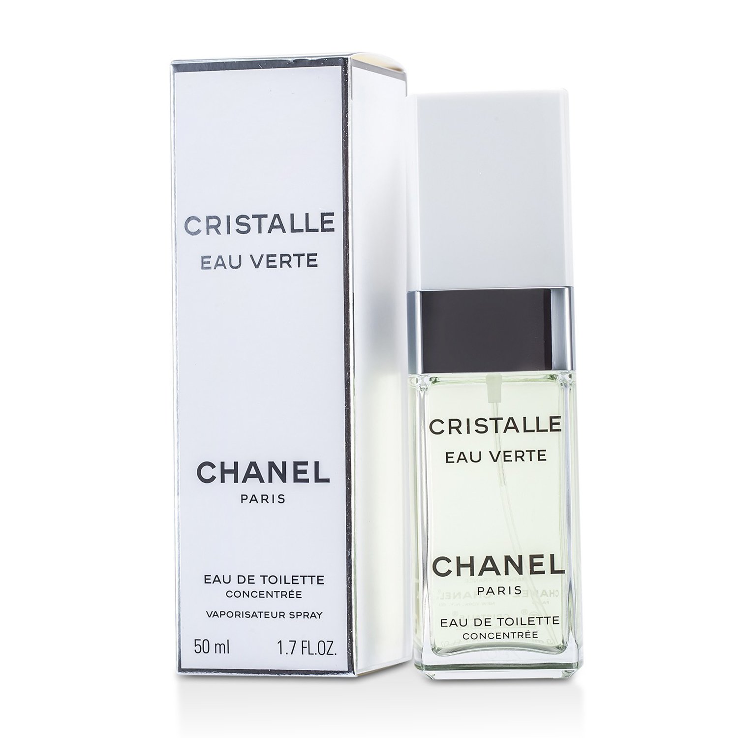 Chanel Cristalle Eau Verte ტუალეტის წყლის კონცენტრატი სპრეი 50ml/1.7oz