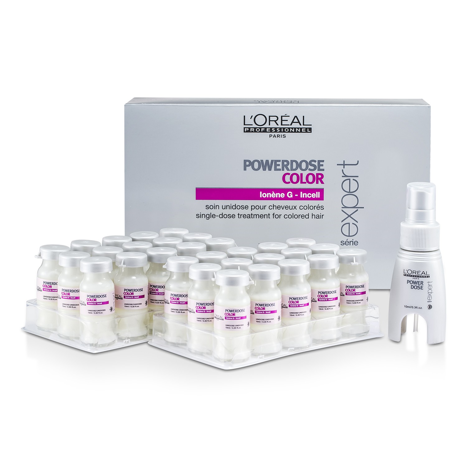 L'Oreal Professionnel Expert Serie - Powerdose Color Single-Dose Rinse Out Tratamento ( For Colored Hair ) 30x10ml/0.33oz