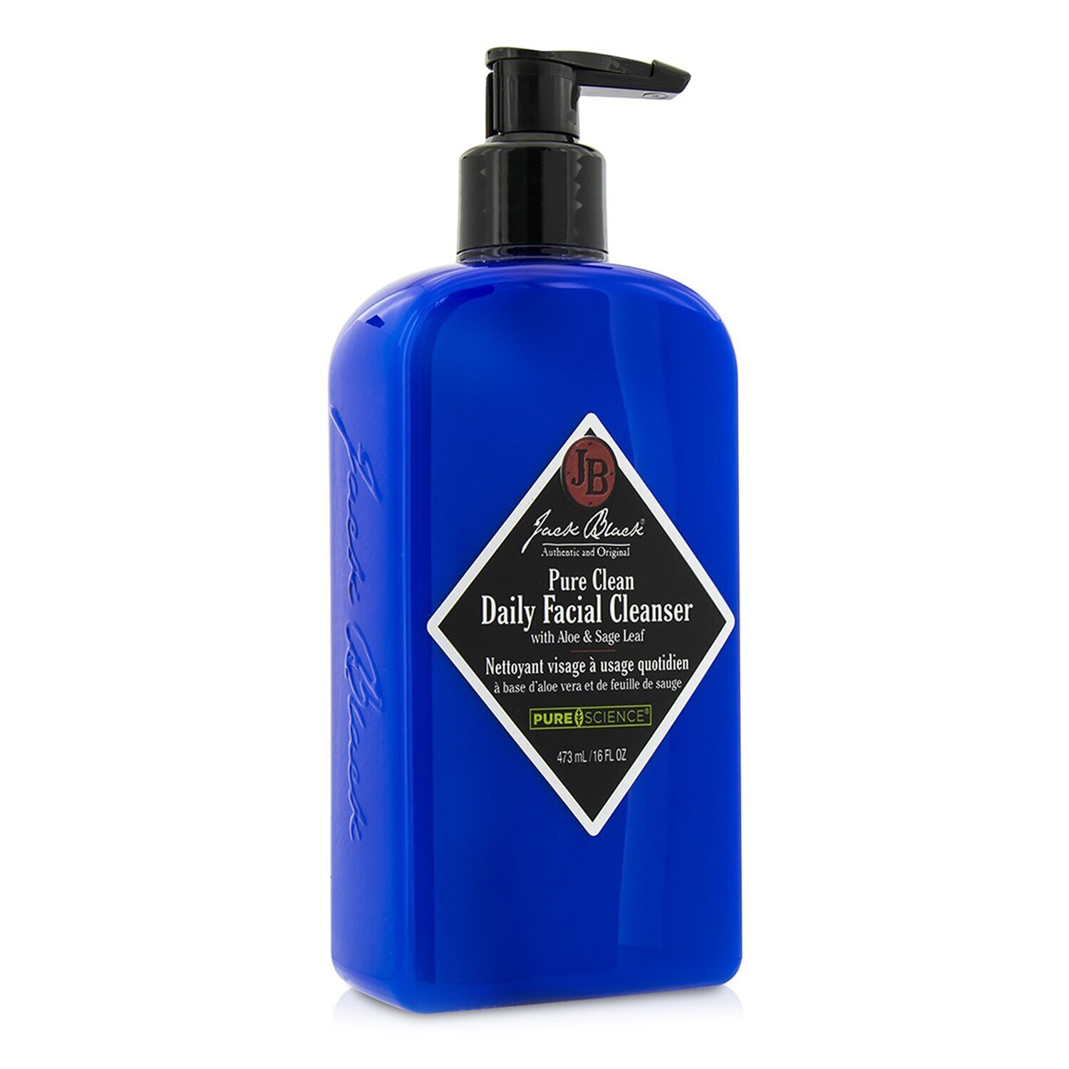 Jack Black Pure Clean Limpiador Facial Diario 473ml/16oz