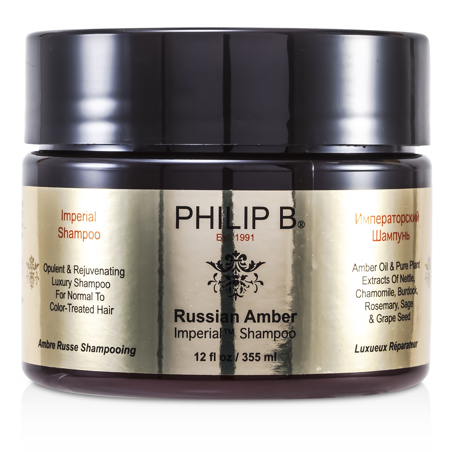 Philip B แชมพู Russian Amber Imperial ( ผมธรรมดาถึงผมทำสี ) 355ml/12oz