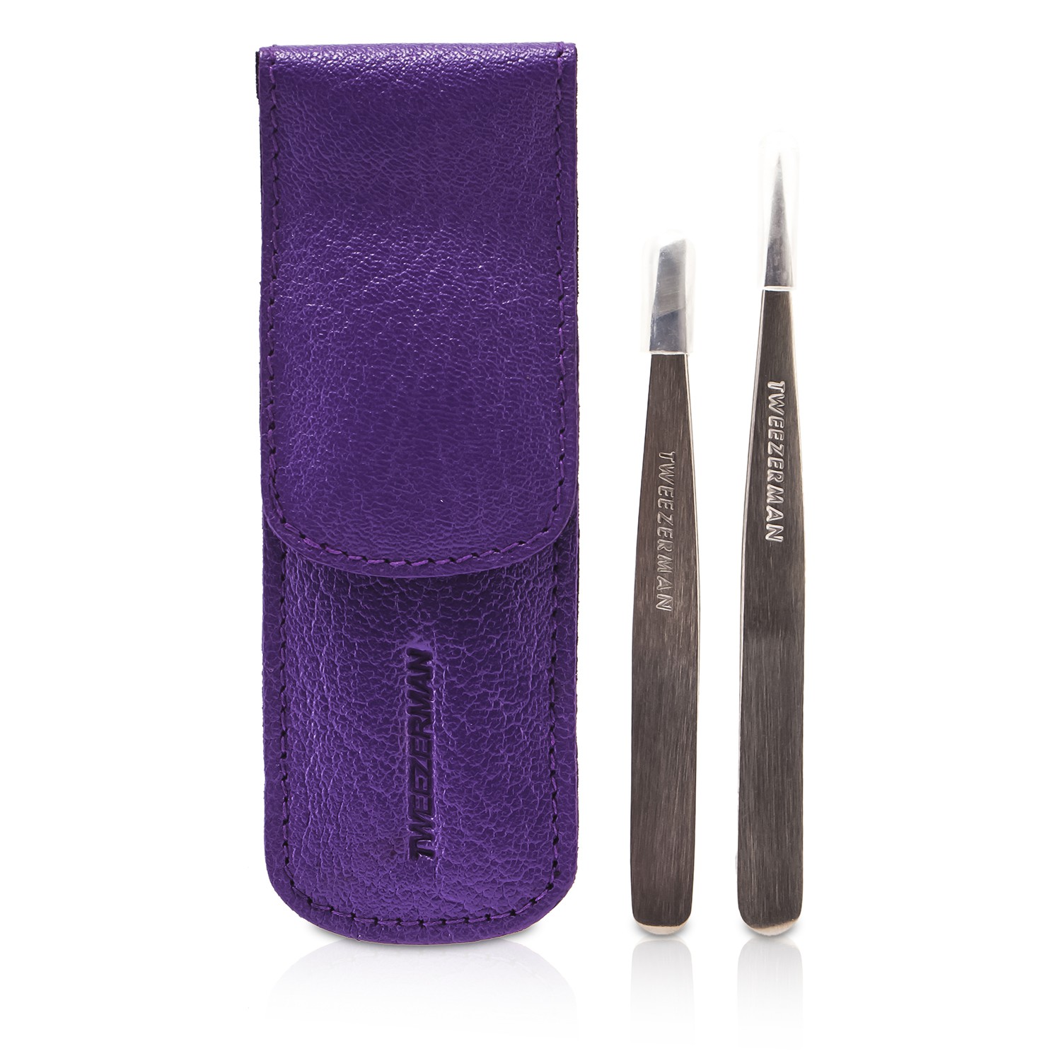 Tweezerman Kit Petite Tweeze: Slant Tweezer + Point Tweezer 2pcs