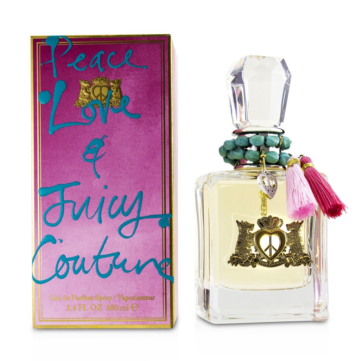 ジューシークチュール Juicy Couture ピース、ラブ＆ジューシークチュールEDPスプレー 100ml/3.4oz