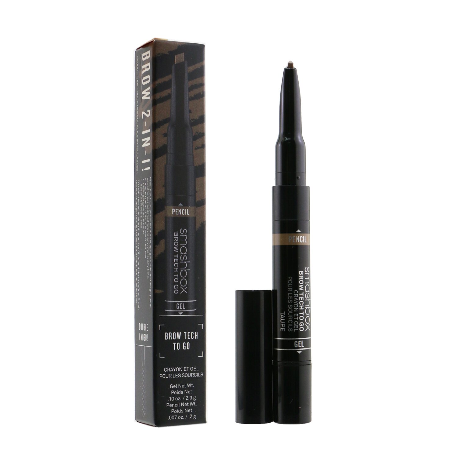 Smashbox Brow Tech To Go (Gel 2.9g/0.1oz + Pencil 0.2g/0.007oz) 3.1g/0.107oz