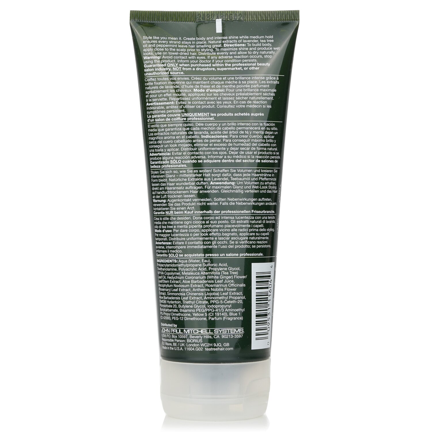 Paul Mitchell Tea Tree جل تصفيف الشعر (للتكثيف والتلميع) 200ml/6.8oz