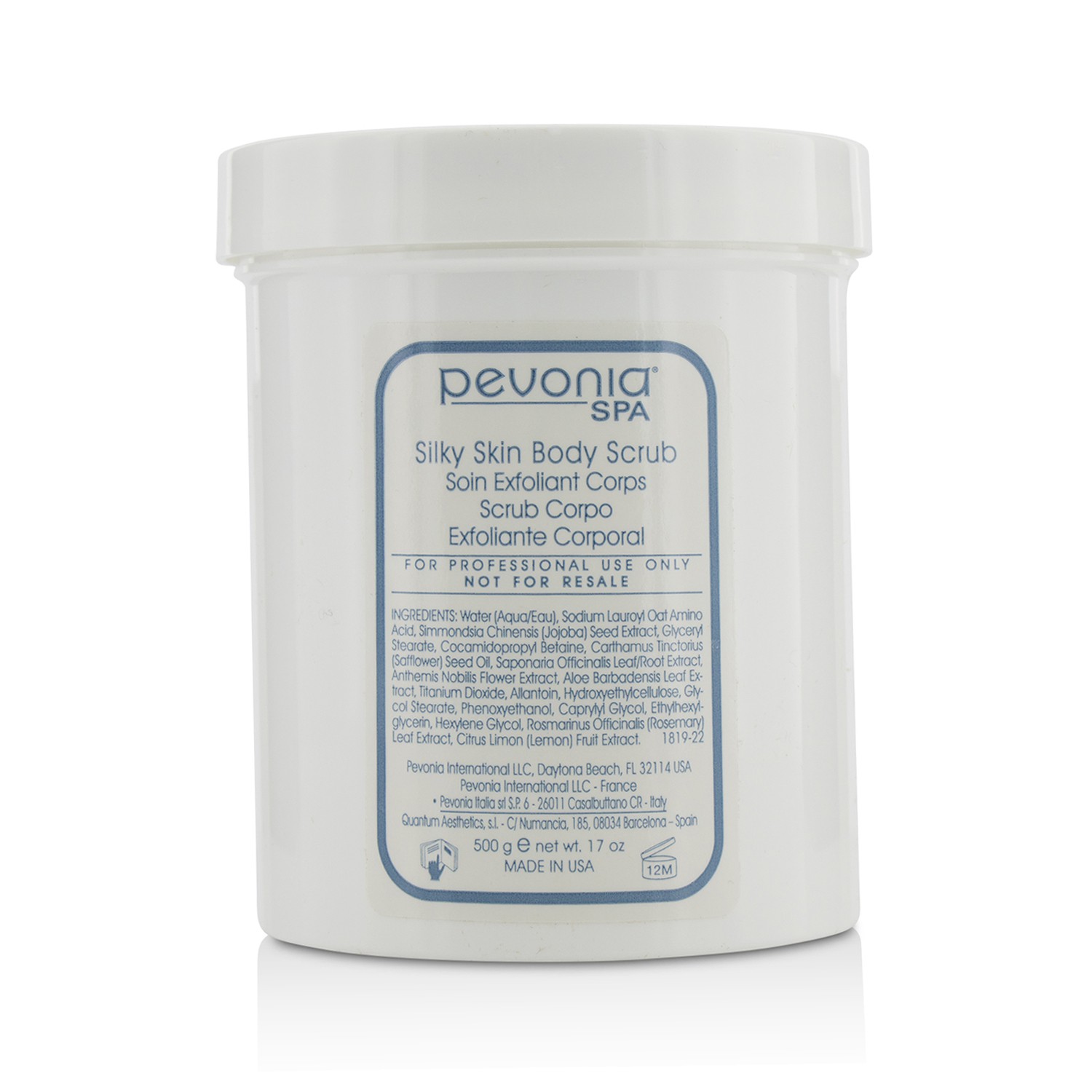 Pevonia Botanica Silky Skin Body Scrub (Salon Size) 500g/17oz