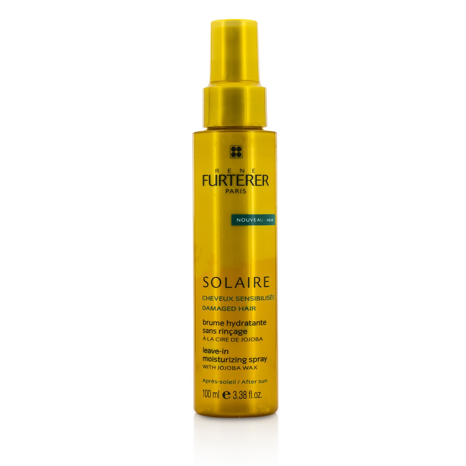 Rene Furterer Solaire Spray Pos Solar Humecante Sin Enjugue Con Cera de Jojoba (Para Cabello Dañado) 100ml/3.38oz