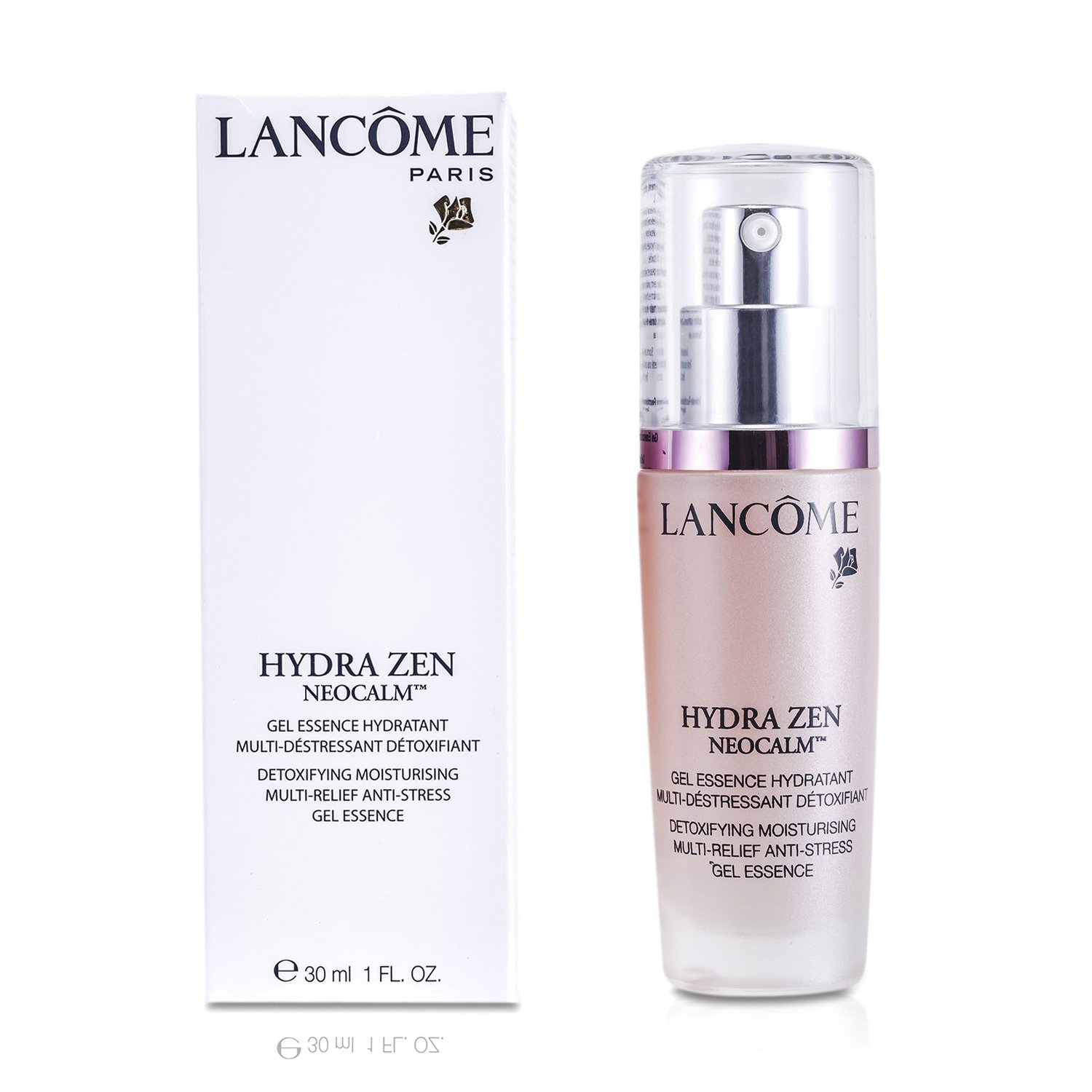 Lancome Hydrazen Neocalm დეტოქსიფიკაციური დამატენიანებელი სტრესის საწინააღმდეგო გელი ესენცია 30ml/1oz